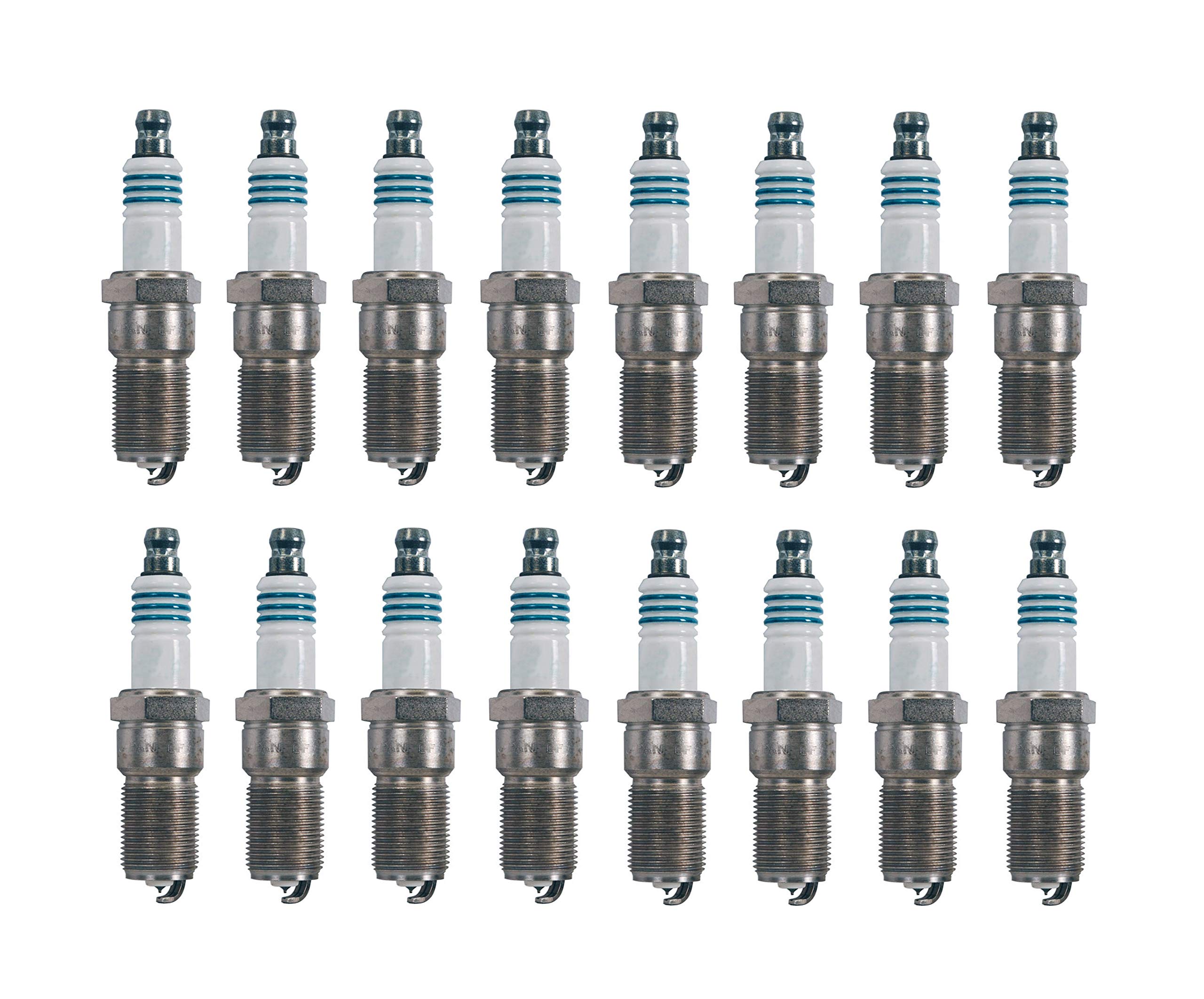 Denso Iridium Power Spark Plugs - Set of 16 (0.044 Gap) for Dodge Ram, Chrysler 300, Jeep Grand Cherokee V8 Engines - Improves Fuel Efficiency & Engine Performance