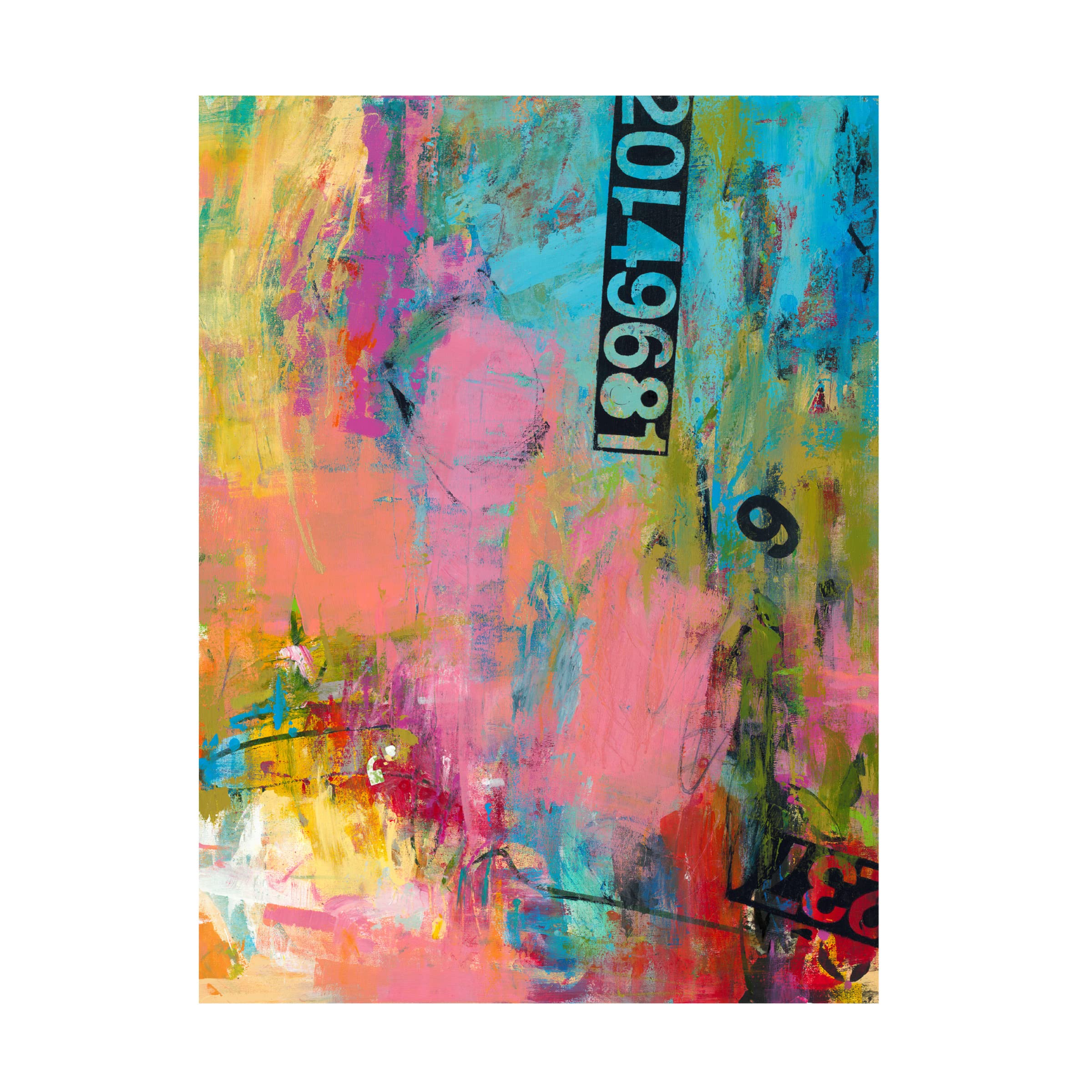 Janet Bothne 'Silks' Canvas Art Print - Modern Abstract Wall Decor for Living Room, Bedroom & Office - Trademark Fine Art Collection