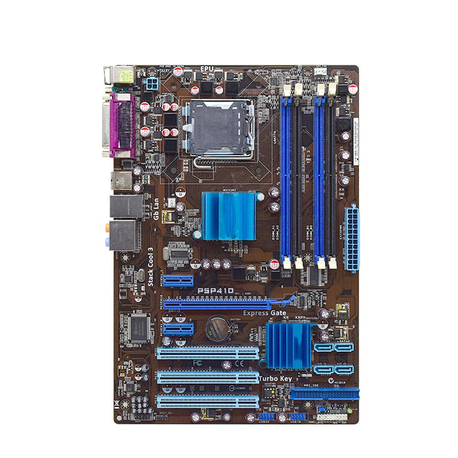 CHUMAA P5P41D LGA 775 DDR2 Motherboard - Intel G41 Chipset with USB 2.0 & SATA 2 for Desktop PC - Ideal for Home Office, Gaming, and Computer Upgrades
