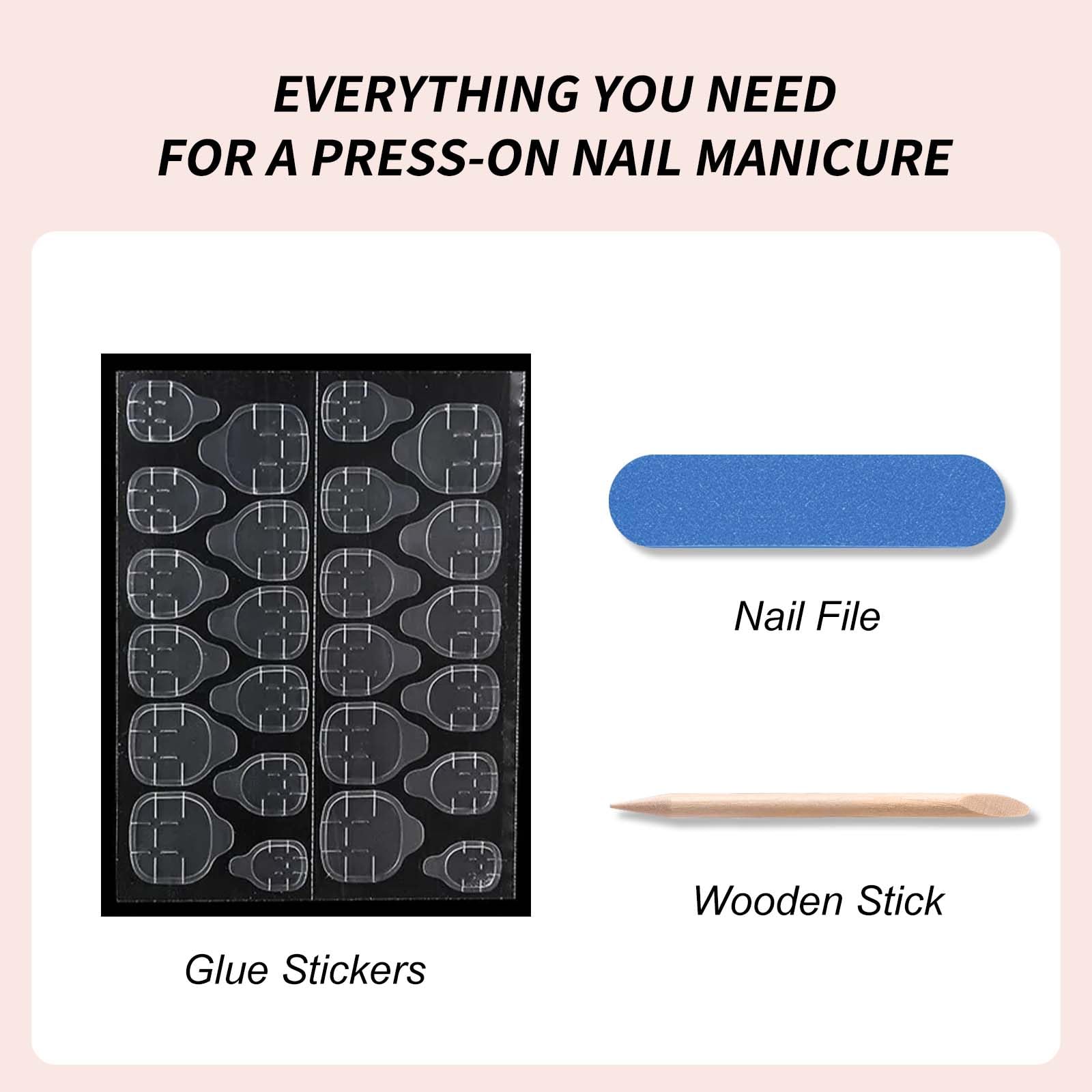 Red Stiletto Press on Nails with Heart Charms - 24PCS Long Ombre False Nails, Full Cover Glue on Artificial Nails for Women | Perfect for Valentine's Day, Date Night & Special Occasions