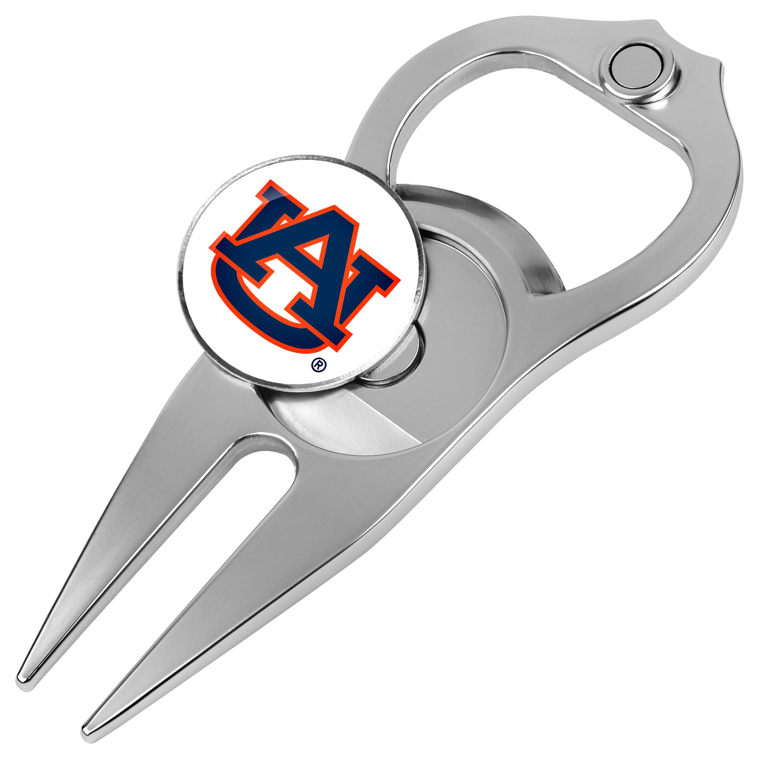 LinksWalker NCAA Unisex Hat Trick Divot Tool - Golf Ball Marker & Repair Tool for Men & Women - Perfect for Golf Courses, Tournaments & Practice Sessions