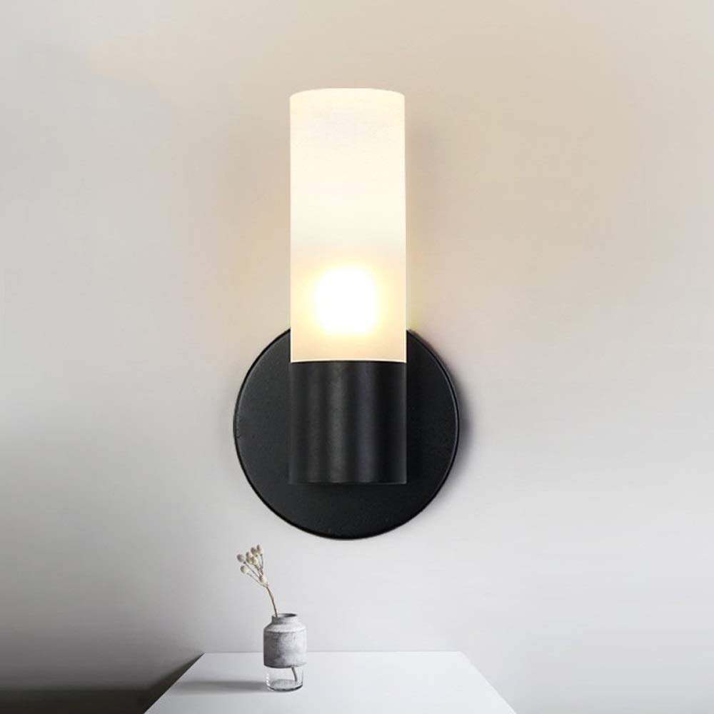 Nordic Black Wrought Iron Wall Sconce - Candle Style Wall Mounted Lamp with G9 Base for Bedroom, Stairway & Hotel Lighting | Perfect for Cafe, Bar & Reading Nook Ambience