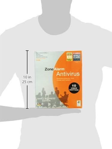 ZoneAlarm Antivirus Small Business Edition - 10 User License | Cybersecurity Protection for Small Businesses | Perfect for Office Networks & Remote Work