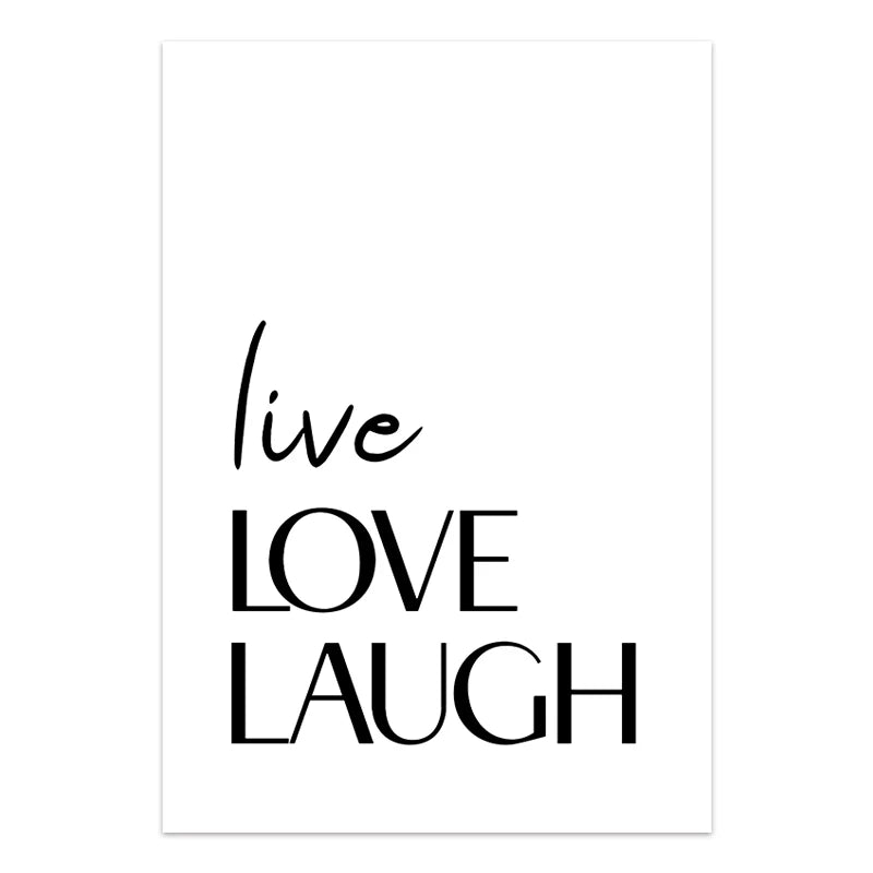 Inspirational Quotes Wall Art - Modern Cursive Verse Canvas Paintings & Posters for Home Office Decor | Nordic Style Motivational Wall Decor for Living Room, Bedroom & Workspace