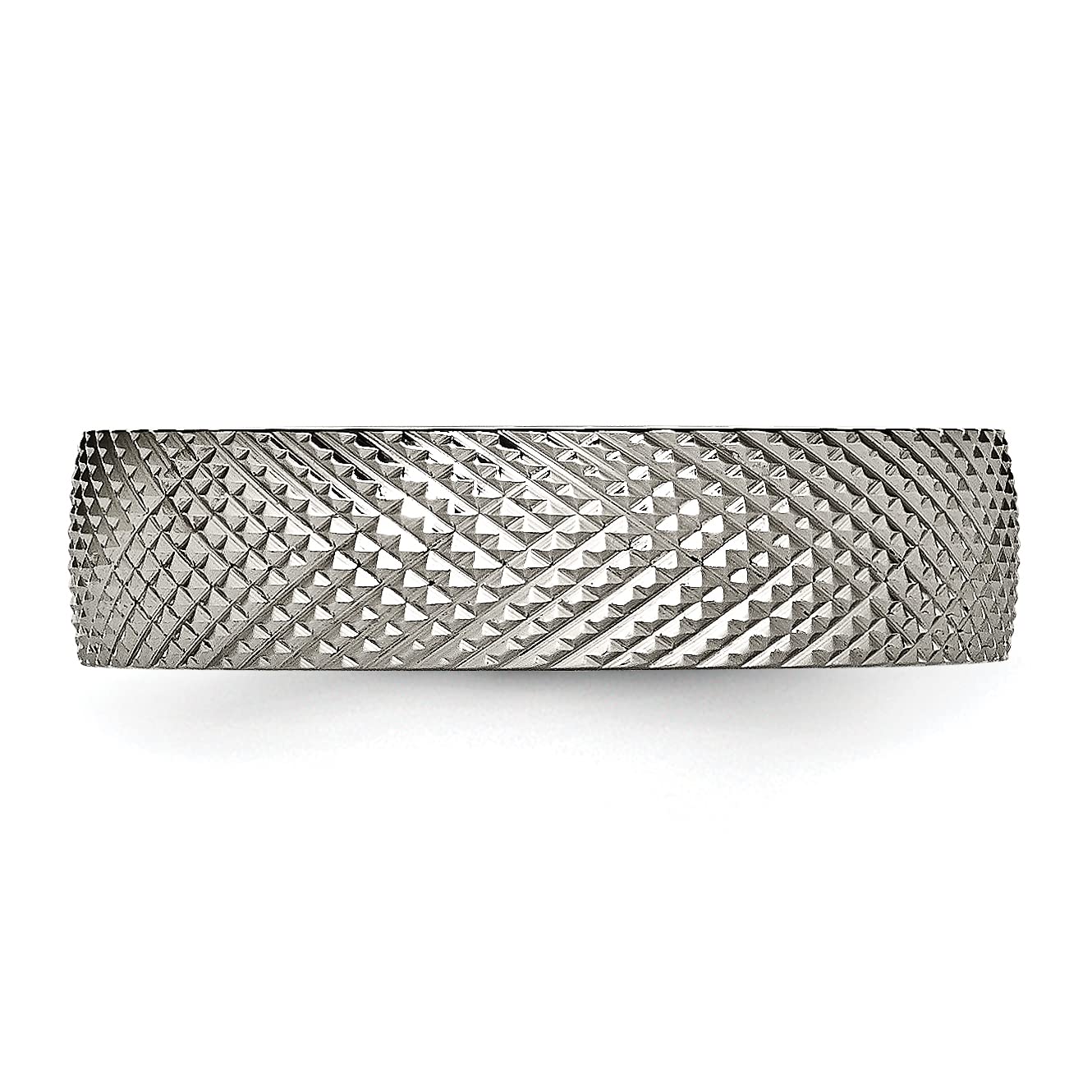 IceCarats 6mm Titanium Wedding Band Ring for Men & Women - Durable, Lightweight & Hypoallergenic - Perfect for Engagement, Anniversary & Everyday Wear