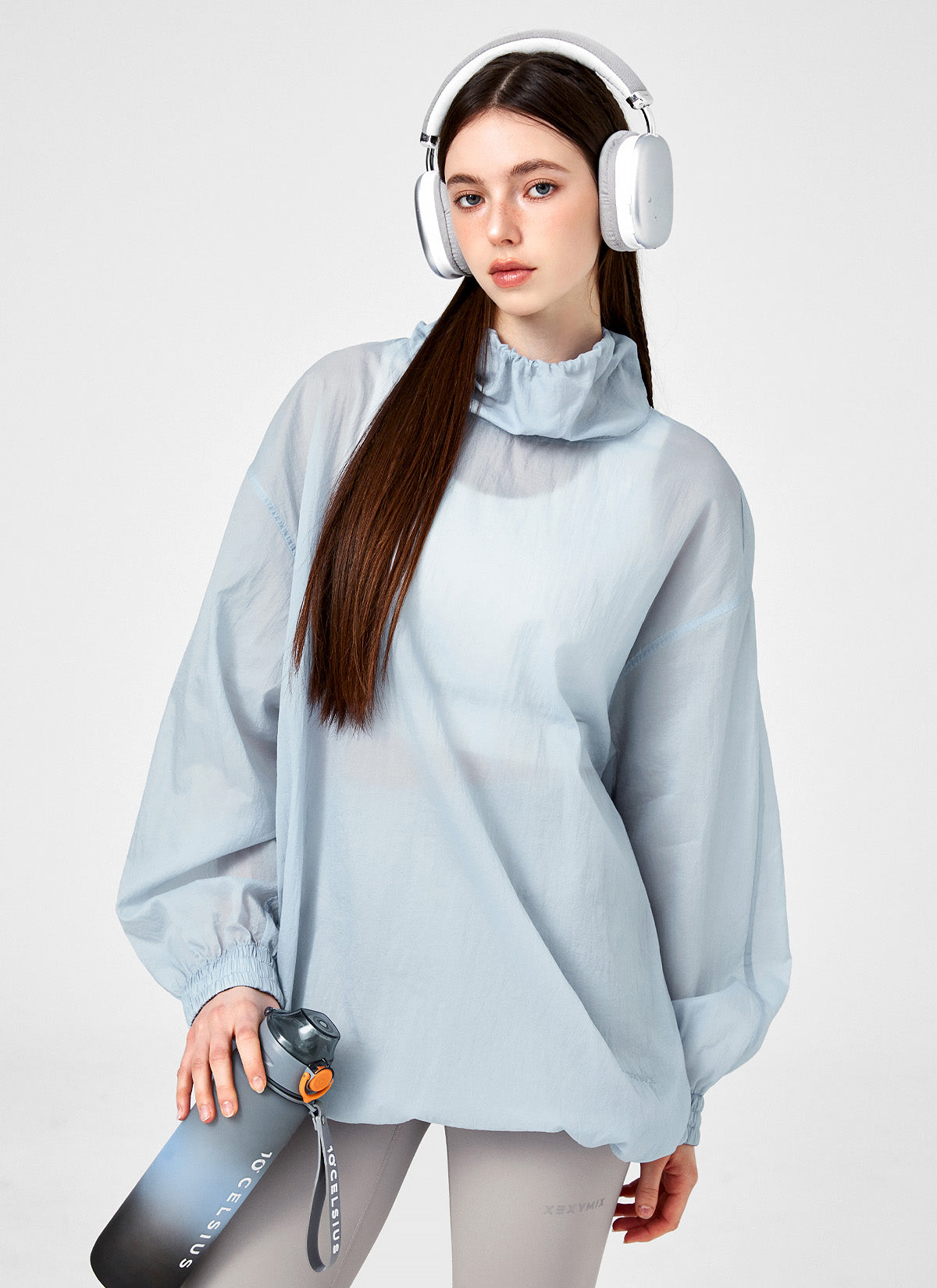 Lightweight Sheer Cover-Up Anorak Jacket for Women - Breathable Sun Protection for Beach, Pool & Summer Outings