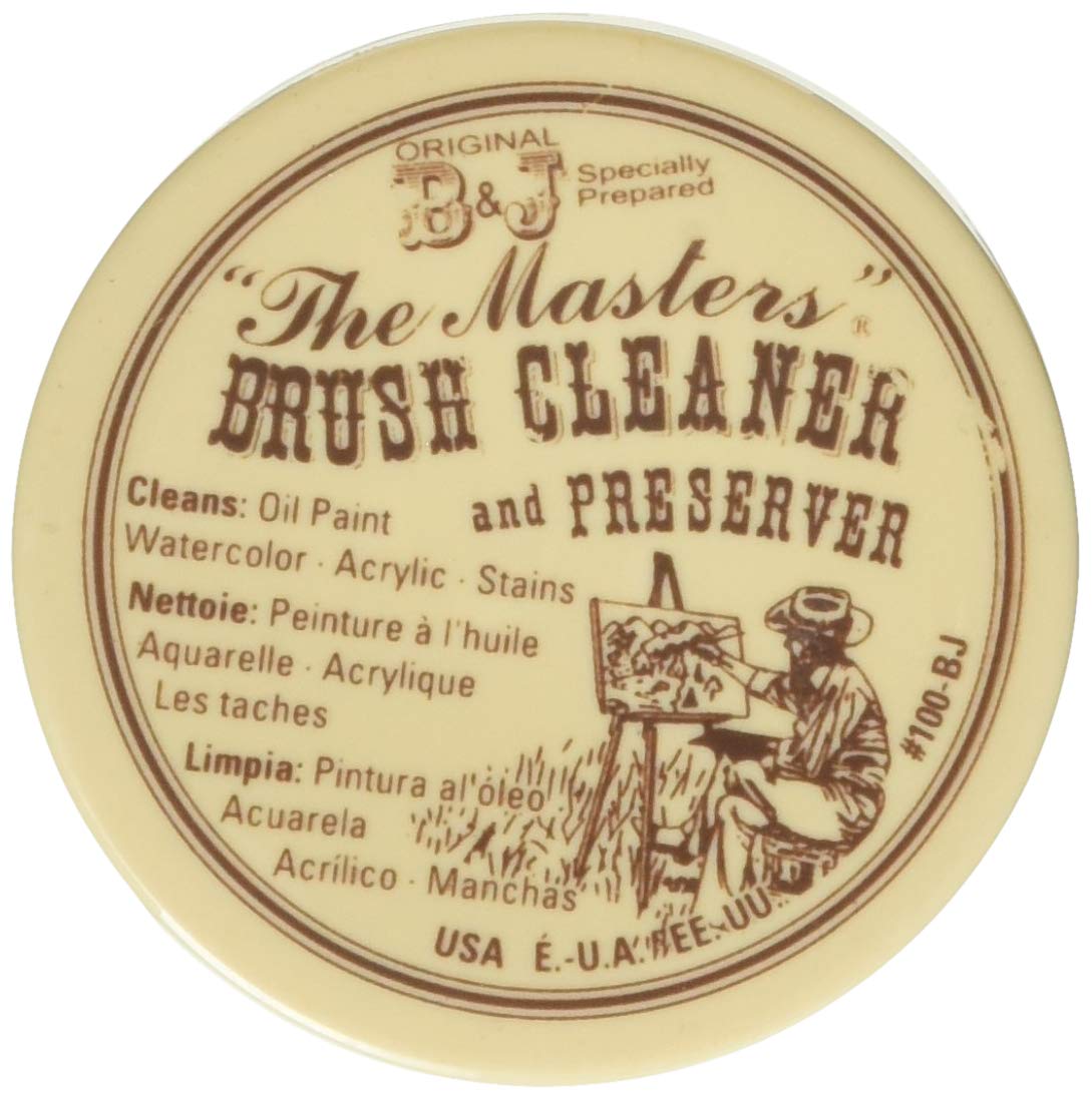The Masters Brush Cleaner & Preserver - 1 oz | Professional Paint Brush Cleaner for Artists | Perfect for Oil, Acrylic & Watercolor Brushes