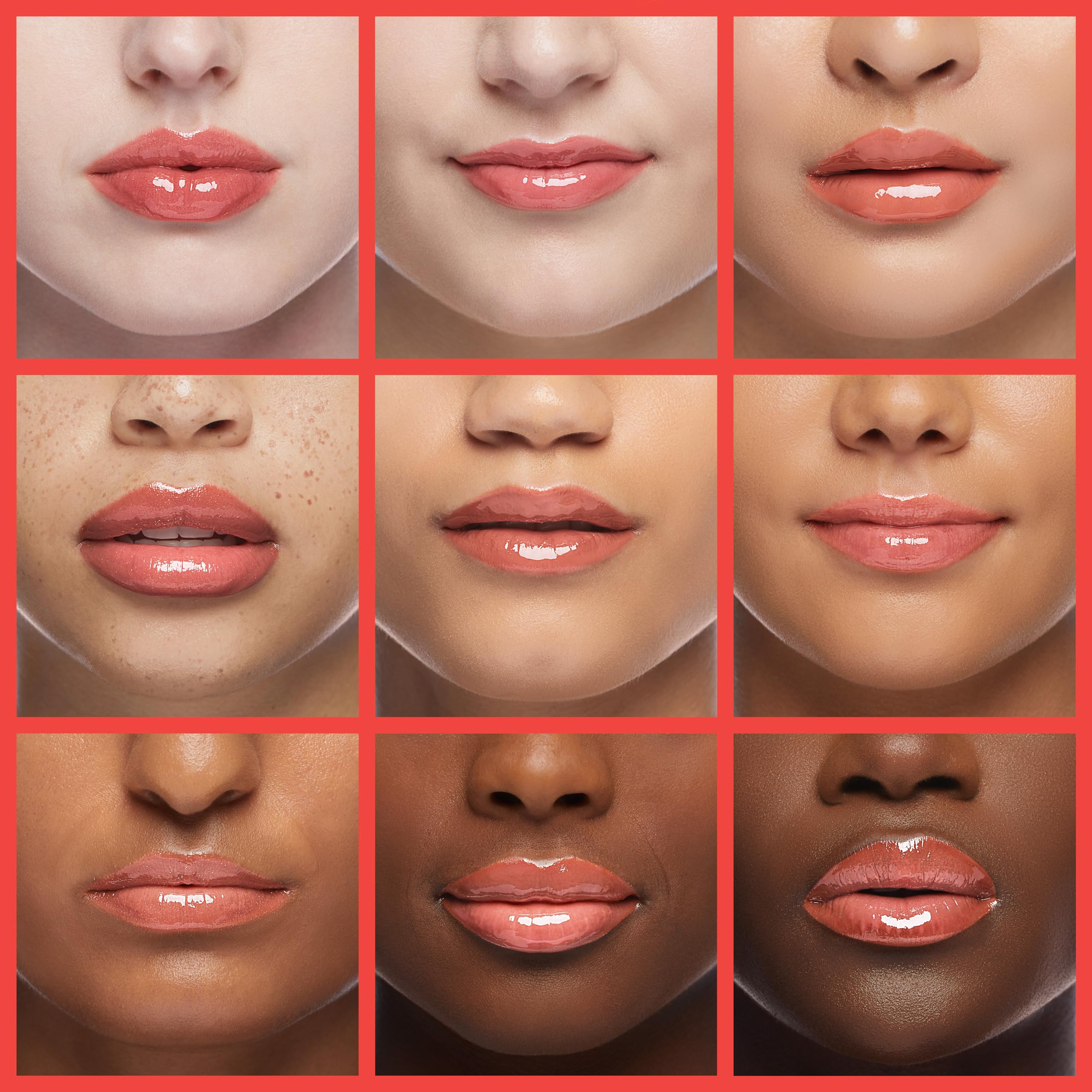 KEYBO Lip Plumper Dotom Lip Plus - 16 Colors Extreme Plumping Clear Lip Gloss with Essence Lip Care Oil | Korean Makeup Tints (04. Summer Tangerine) | 3-Step Hydration for Fuller Lips | Perfect for Daily Wear, Night Out & Makeup Looks