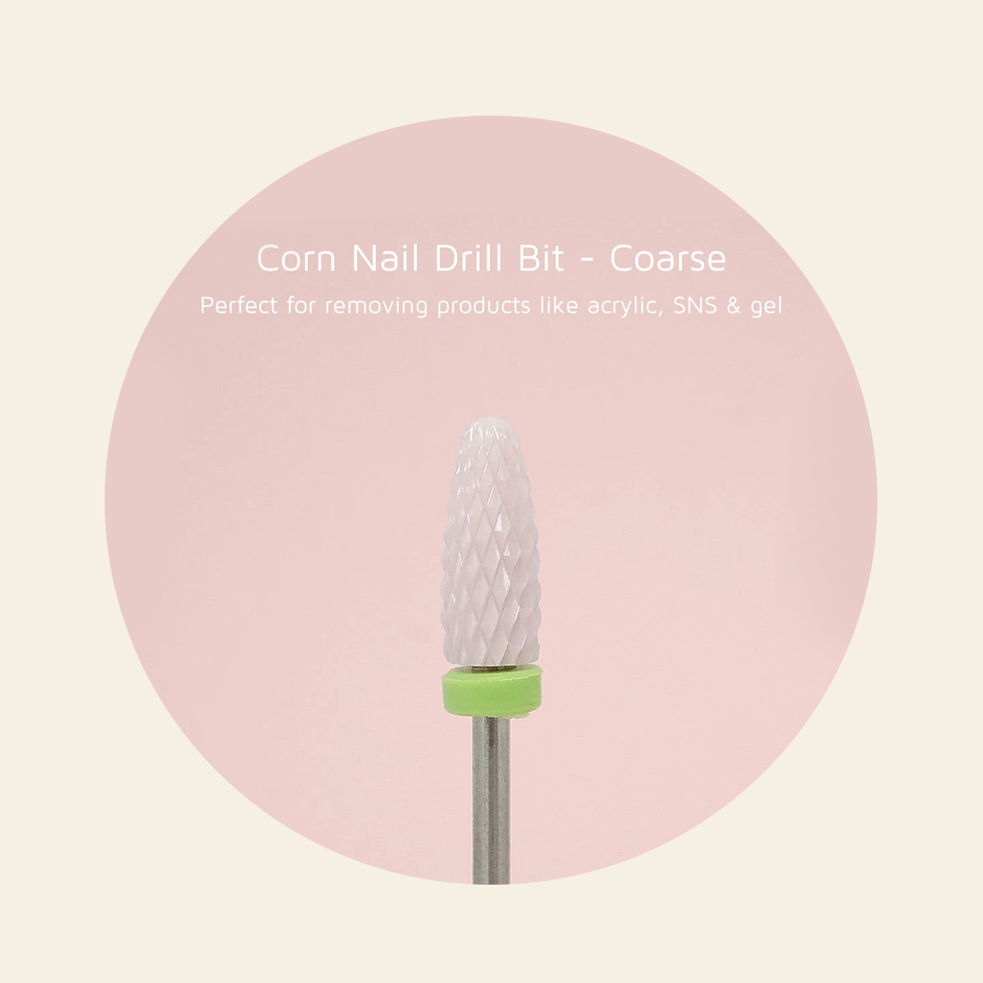 Mitty Coarse Corn Nail Drill Bit - Professional Pedicure Tool for Hard Callus Removal & Foot Care at Home/Salon