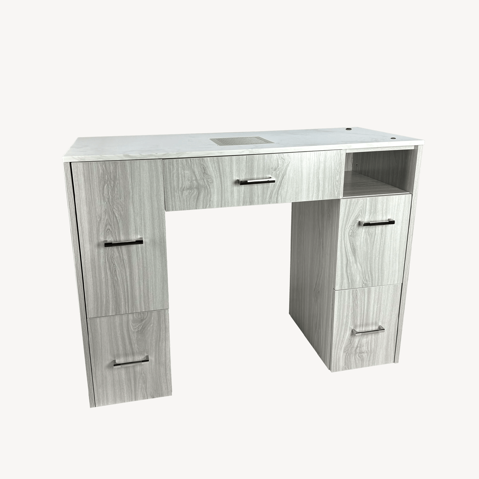 Fiori Omni Professional Nail Table with Built-in Dust Collector - Perfect for Salon, Spa & Home Manicure/Pedicure Stations