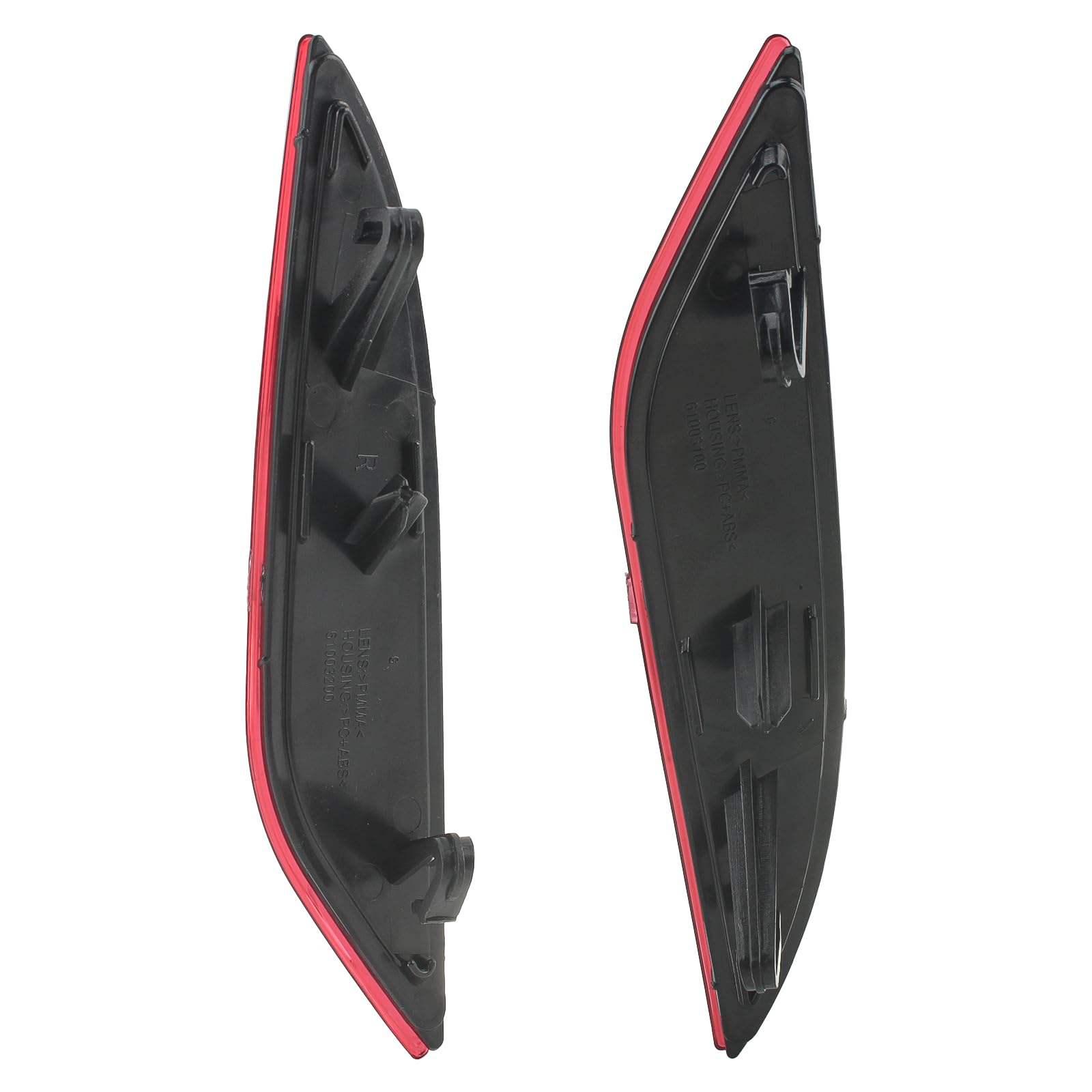 Chevy Malibu 2016-2022 Rear Bumper Reflector Set - Left & Right Pair (GM1185113 GM1184113 23174490 23174489) - Durable Replacement for Enhanced Night Visibility & Safety