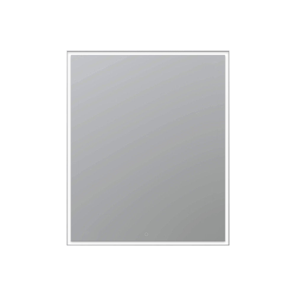 Aquadom Edge 24x32 Inch LED Lighted Bathroom Mirror with Anti-Fog - Modern Vanity Mirror for Makeup & Shaving - Perfect for Small Bathrooms & Bedrooms