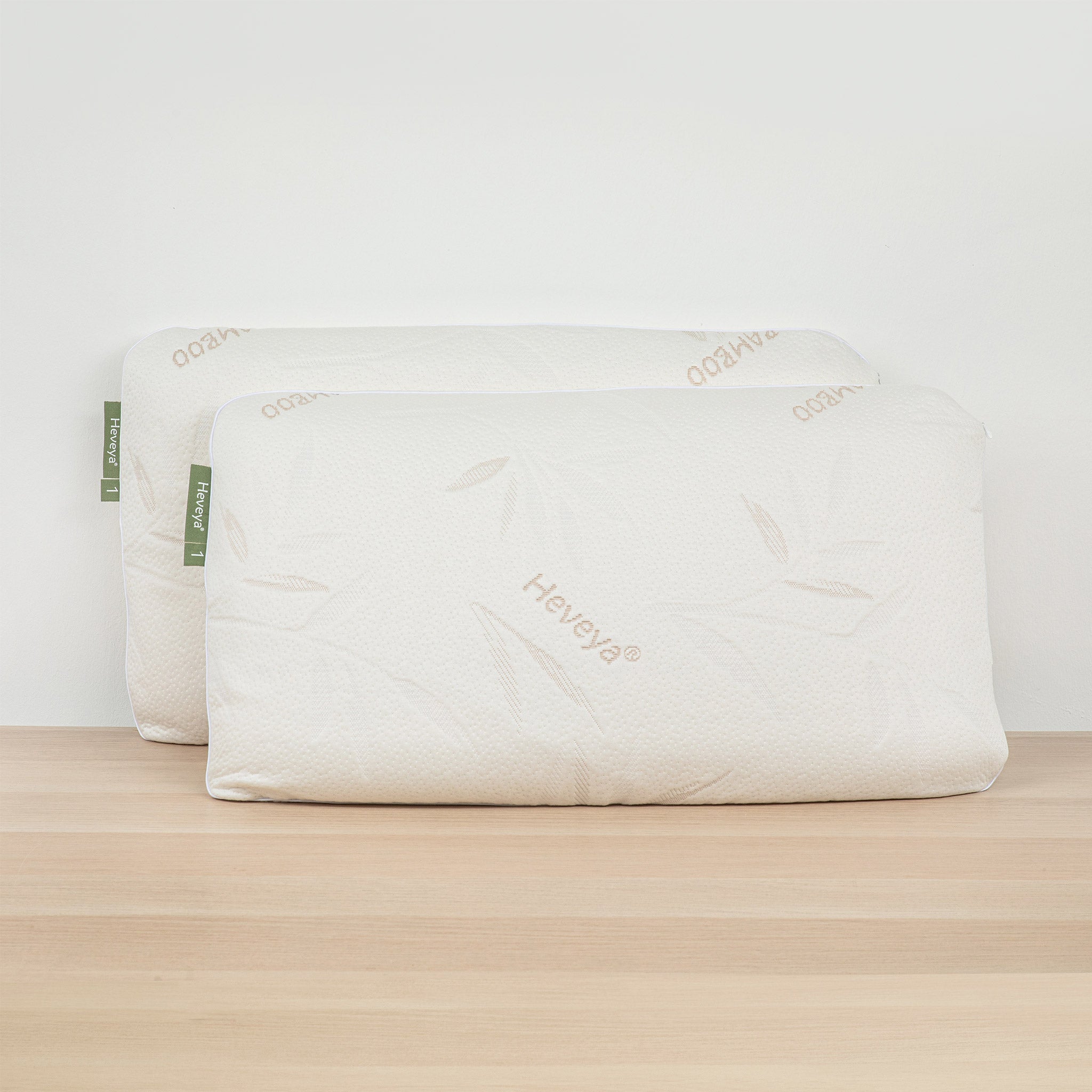 Heveya® Natural Organic Latex Pillow - Hypoallergenic & Breathable for Side, Back & Stomach Sleepers - Perfect for Allergy Relief & Neck Support