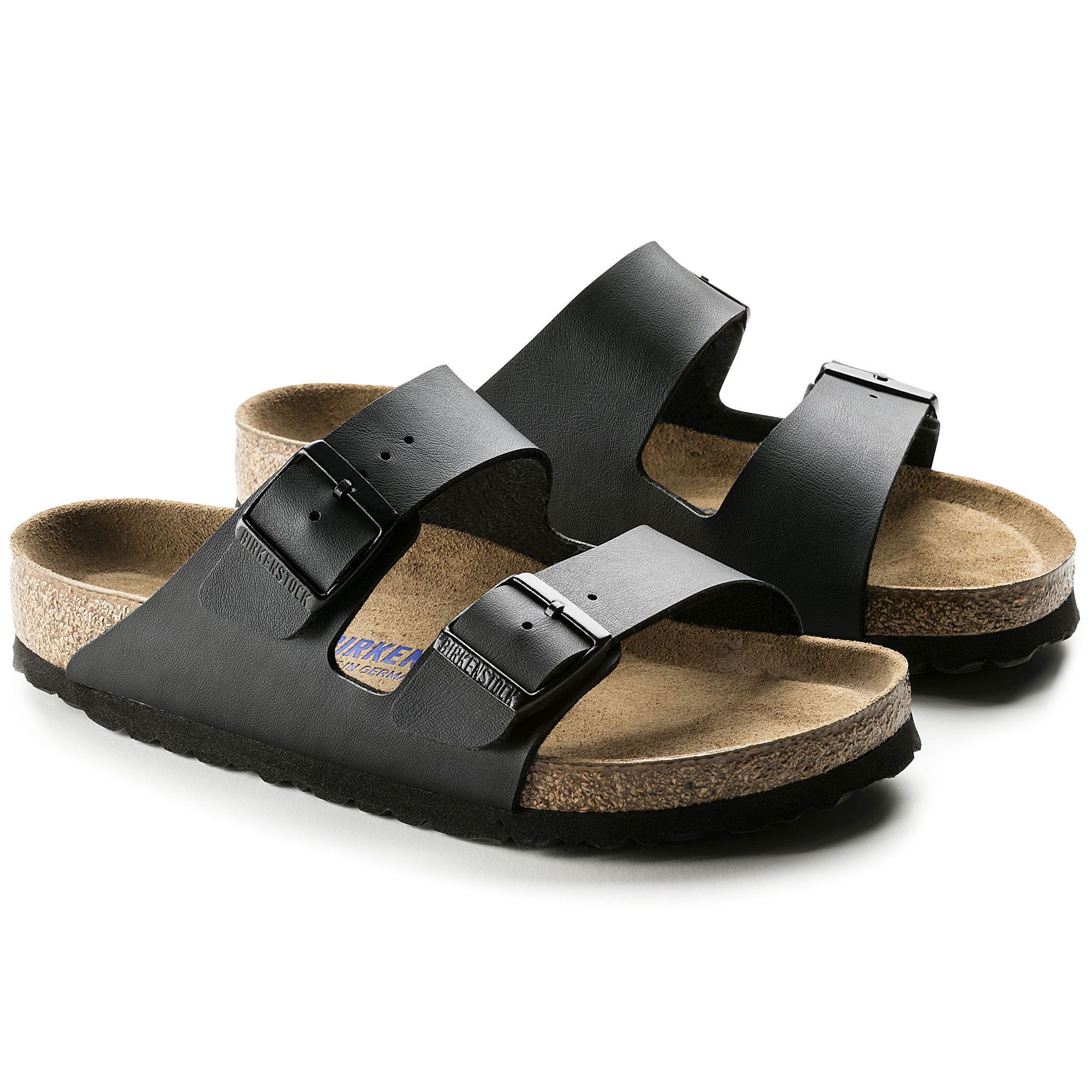 BIRKENSTOCK Arizona Soft Footbed Sandals - Unisex Comfort Shoes in Black Birko-Flor for Men & Women | Perfect for Casual Wear, Walking & Travel