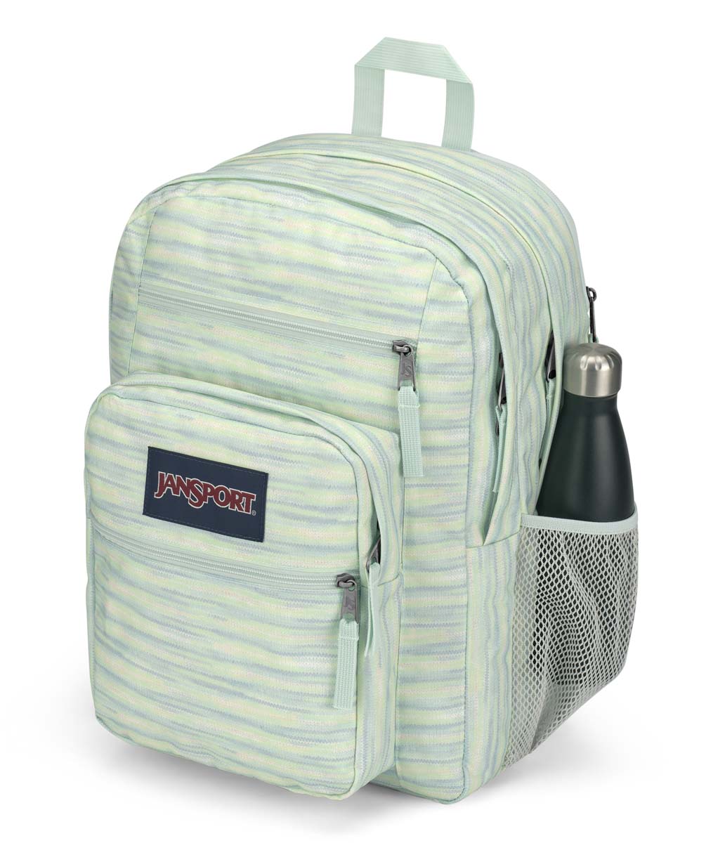 JanSport Big Student Backpack 70s Space Dye Fresh Mint - Durable School & College Backpack for Laptops, Books & Essentials | Perfect for Campus, Travel & Everyday Use