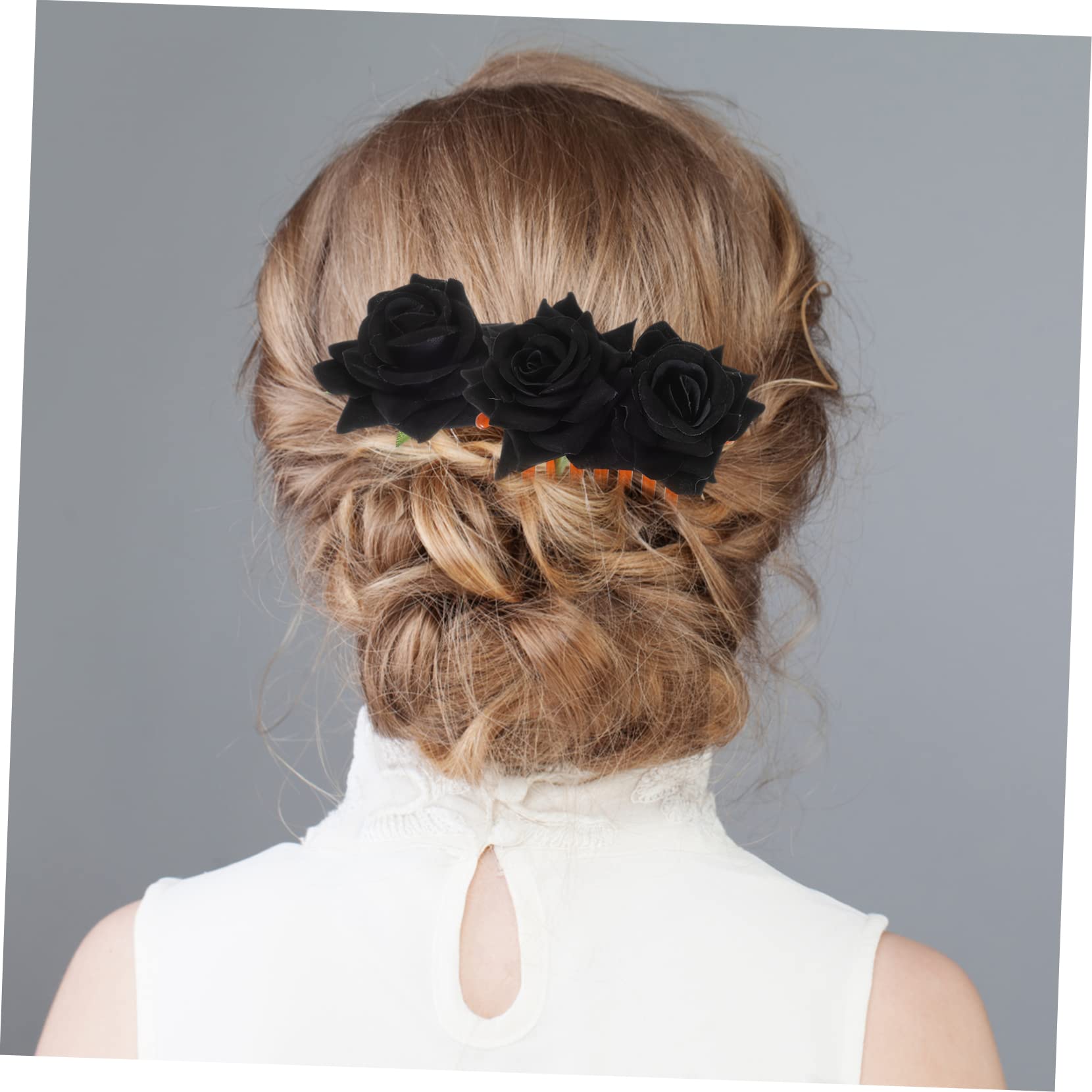FOMIYES Bridal Hair Clip Set - Rose Flower Hairpin for Wedding & Bridal Accessories - Perfect for Brides & Special Occasions