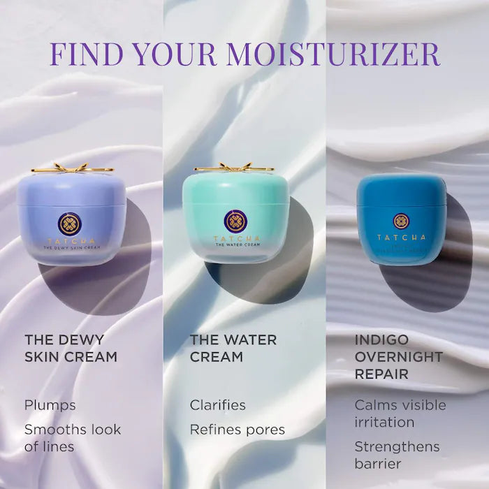 Tatcha The Dewy Skin Cream™ - Hydrating Face Moisturizer for Dry & Sensitive Skin | Korean Skincare Inspired | Perfect for Nighttime Routine & Winter Care