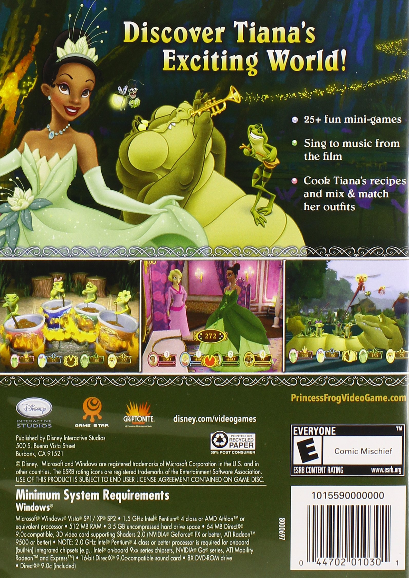 The Princess and The Frog - Disney Animated Adventure Game for PC | Fun Family & Kids Entertainment | Perfect for Birthday Gifts & Movie Fans