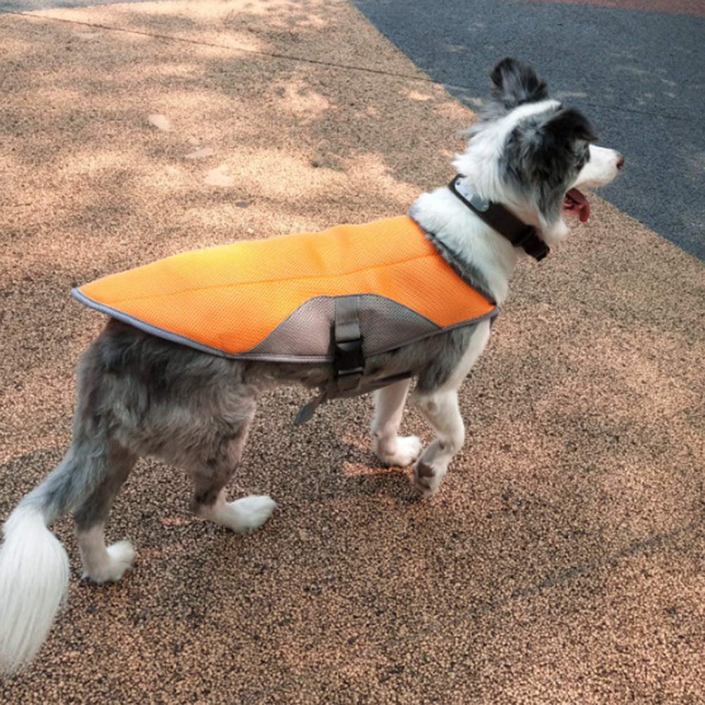 Baluue Dog Cooling Vest - Adjustable Pet Swim Vest for Small & Large Dogs - Breathable UV Protection for Boating, Swimming & Outdoor Activities