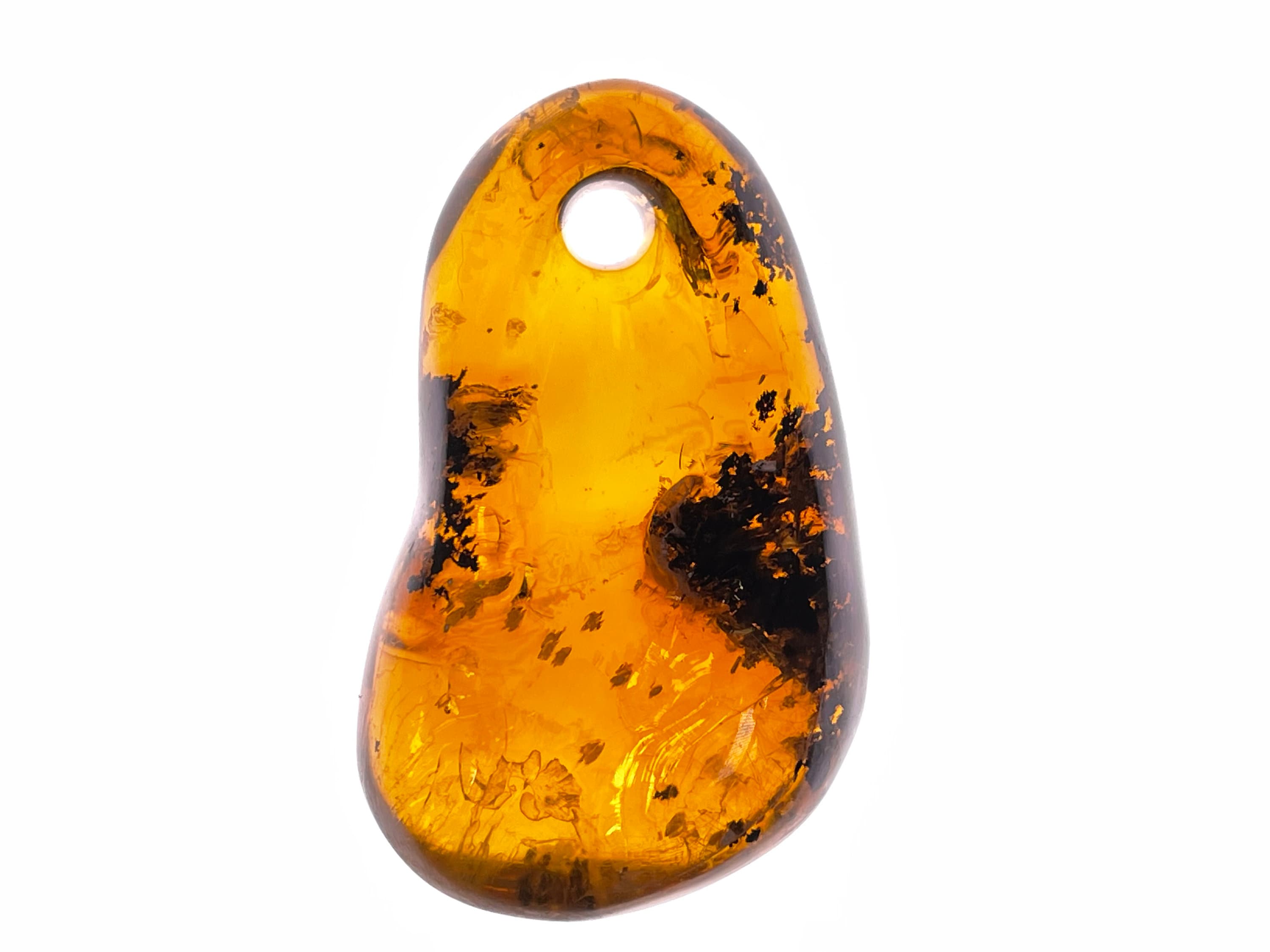 Authentic Mexican Amber Crystal Pendant Necklace - Handmade Healing Jewelry with Natural Stones for Energy & Wellness | Perfect for Meditation, Yoga & Spiritual Gifts