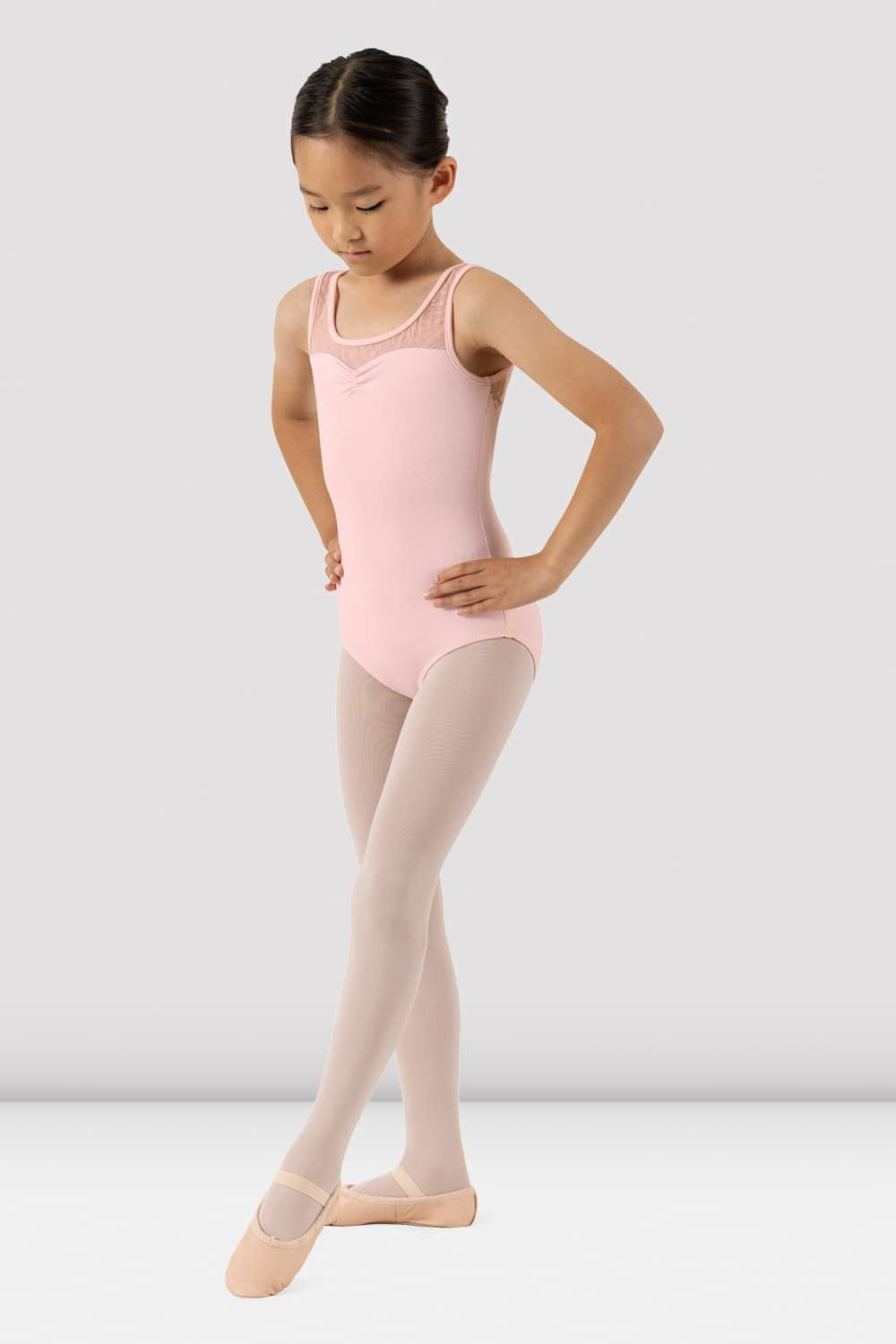 Girls Jamie Tank Leotard - Stretchy Dance Leotard for Ballet, Gymnastics & Performance - Perfect for Recitals, Practice & Competition