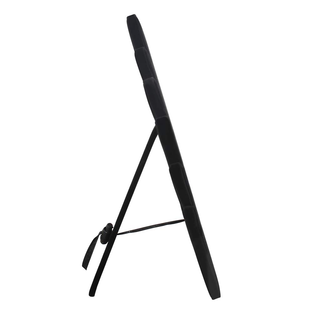 Aipaide 2PCS Black Velvet Jewelry Display Stand - Jewelry Organizer with 5 Notches for Necklaces, Bracelets & Pendants - 8 x 11 x 0.6 Inch Hanging Jewelry Tower - Perfect for Boutique, Home Decor & Gift Wrapping Display