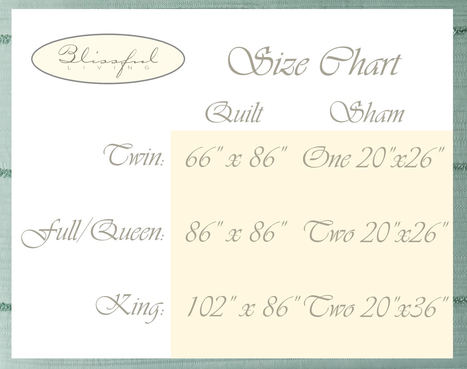 Blissful Living Luxury Ruffle Quilt Set with Shams - Ultra Soft Lightweight Bedding for All Seasons | Twin, Full/Queen & King Size Options (Silt Green) | Perfect for Master Bedrooms, Guest Rooms & Cozy Home Decor