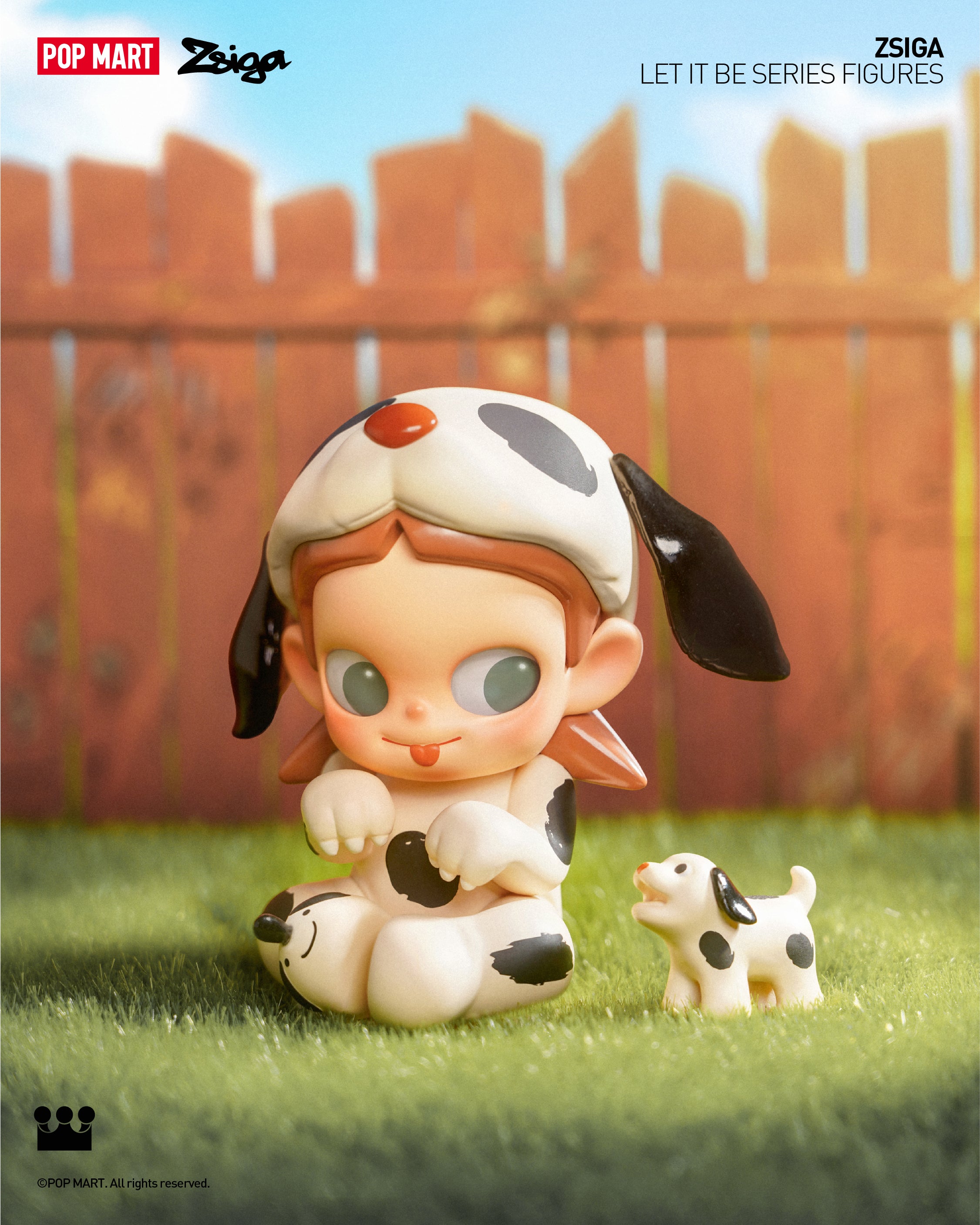 POP MART Zsiga Let It Be Series Collectible Figures - Cute Vinyl Toys for Home Decor, Office Display & Gift Giving