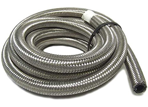 13820 Braided Hose - High Pressure, Durable & Flexible for Automotive, Plumbing & Industrial Use | Perfect for Fuel Lines, Hydraulic Systems & Water Connections