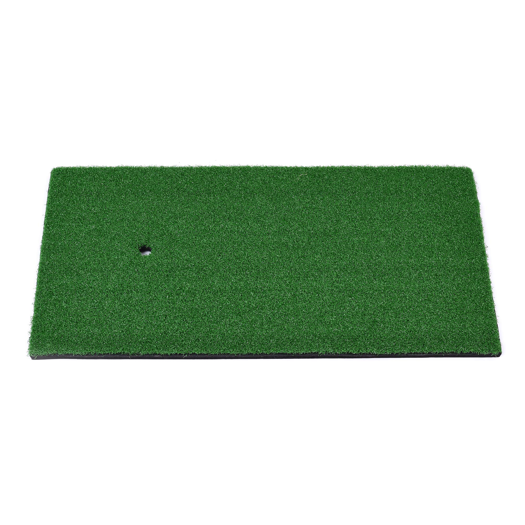 Premium Golf Training Mat - 3 Turf Designs (Fairway, Rough, Green) for Indoor/Outdoor Practice | Perfect for Home, Office & Backyard Use