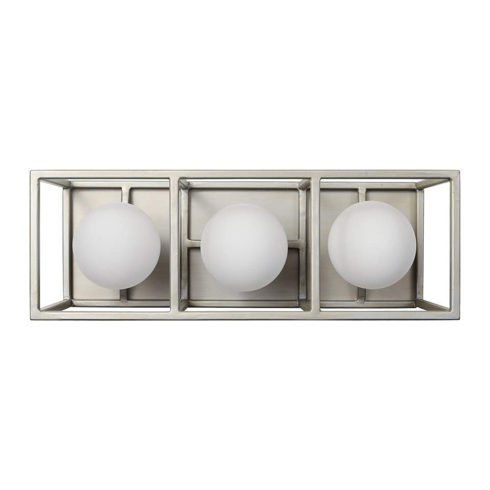 325B03SOCB Plaza Vanity Mirror for Silverado & Carbon - Premium Vanity Mirror with Adjustable Lighting for Home, Salon, and Makeup Studio Use