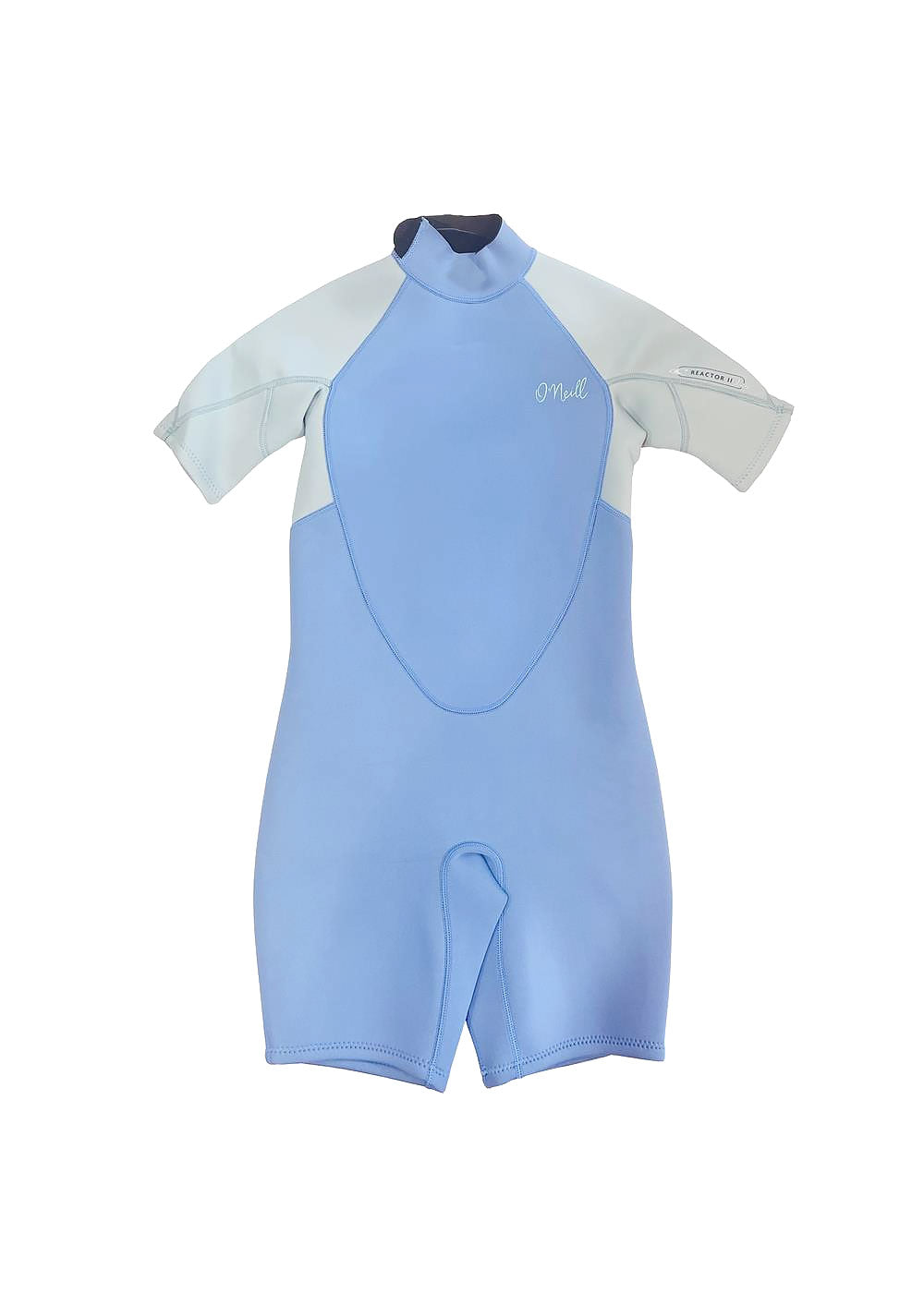 ONeill Girls Reactor 2mm Back Zip Spring Suit Wetsuit for Kids - Youth Surfing, Swimming & Water Sports