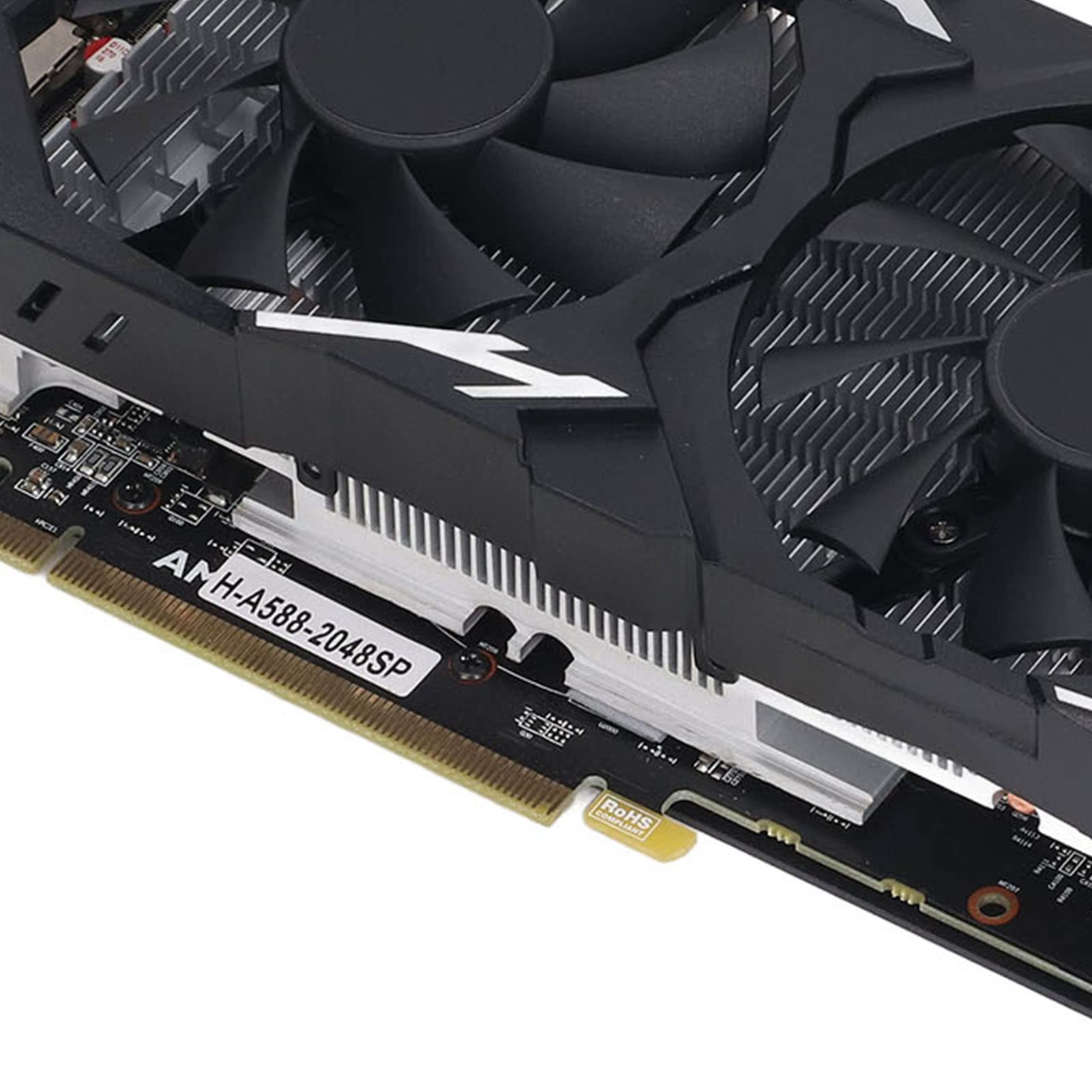 KIMISS RX580 8GB GDDR5 256-Bit Gaming Graphics Card - High Performance, Low Noise Desktop GPU for Windows 10/11, Vista | Perfect for 1080p Gaming, Video Editing & Cryptocurrency Mining