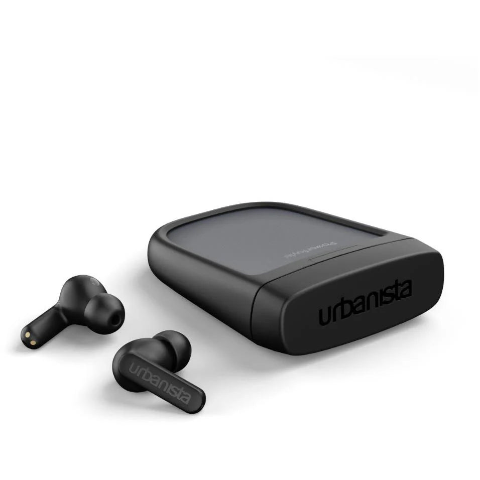 Urbanista Phoenix Solar Powered Wireless In-Ear Headphones - Bluetooth 5.2, IPX4 Waterproof, 32H Playtime - Perfect for Running, Gym & Outdoor Activities
