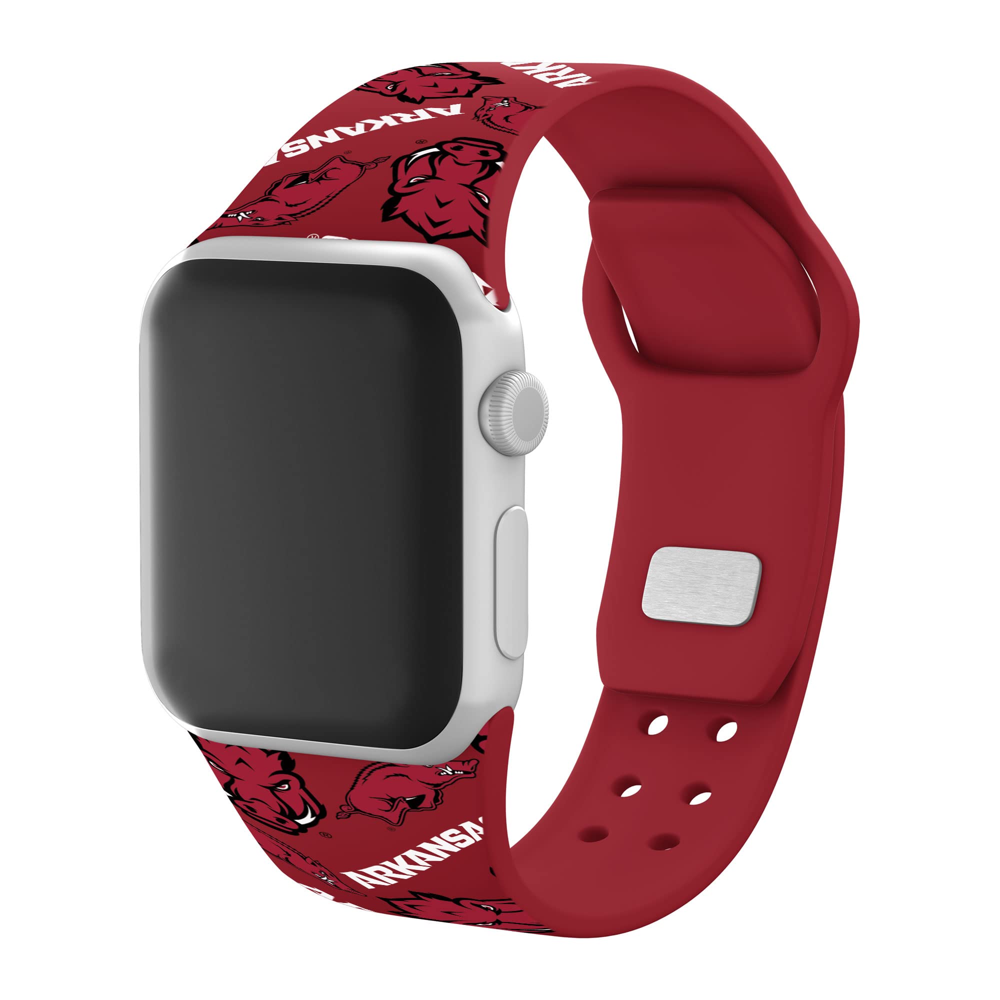 Arkansas Razorbacks HD Watch Band Compatible with Apple Watch Series 1-9 - Stylish Durable Silicone Sports Strap for Men & Women - Perfect for Gym, Running, Workouts & Everyday Wear