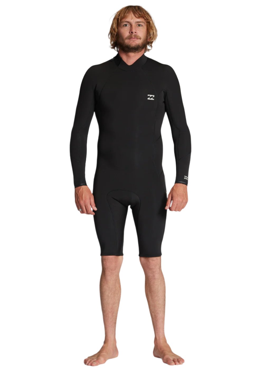 Billabong Men's 2mm Absolute Back Zip Long Sleeve Springsuit Wetsuit for Surfing, Diving & Water Sports | Warm & Flexible Neoprene Protection