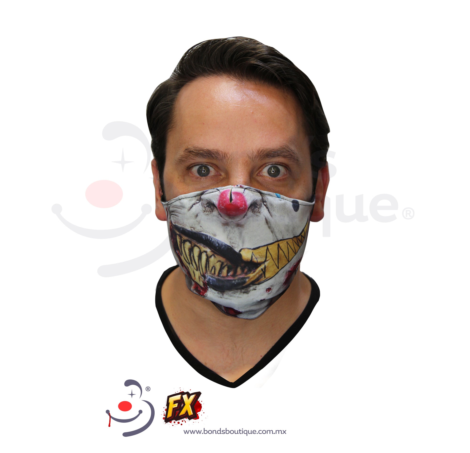 Halloween Face Masks - Spooky & Fun Printed Masks for Adults & Kids - Perfect for Halloween Parties, Trick or Treating, and Costume Accessories