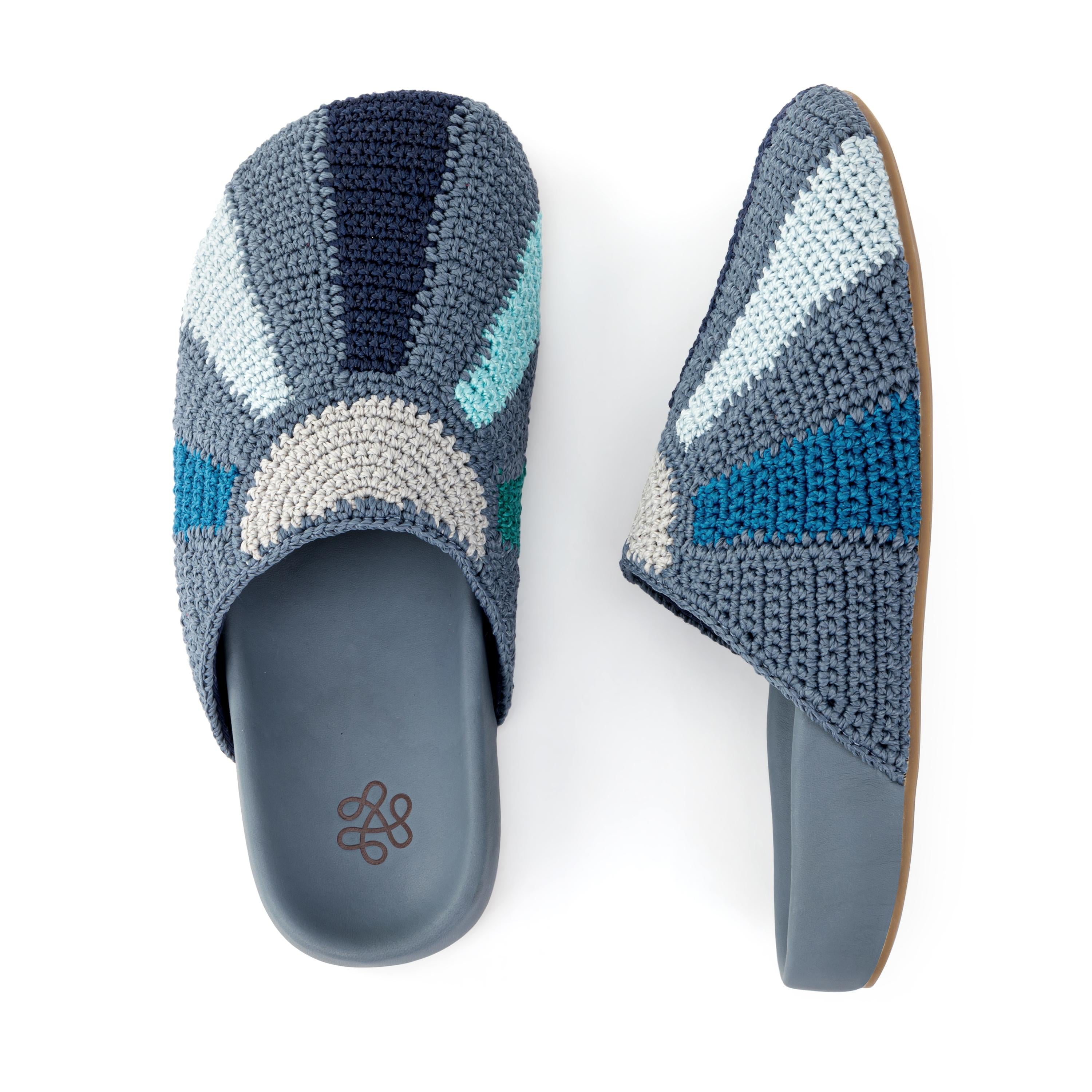 Bolinas Crochet Clogs for Women - Comfortable Handmade Summer Slide Sandals with Arch Support - Perfect for Beach, Pool, and Casual Outings