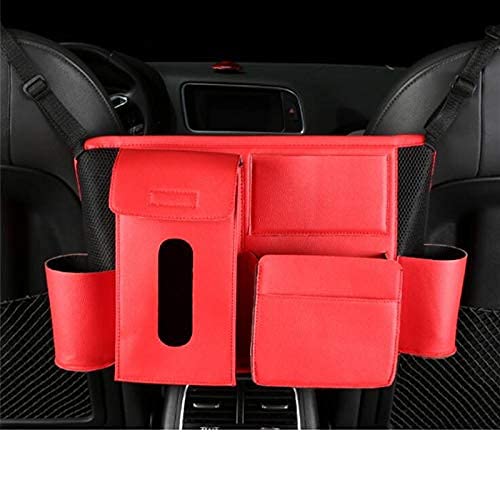 HWZ Car Seat Back Organizer - Multi-Pocket PU Storage Bag for Car Accessories, Phones & Travel Essentials | Perfect for Road Trips, Family Travel & Daily Commute