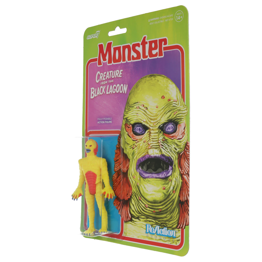 Universal Monsters Creature from the Black Lagoon ReAction Figure - Vintage Horror Collectible for Halloween Decor & Movie Memorabilia Display