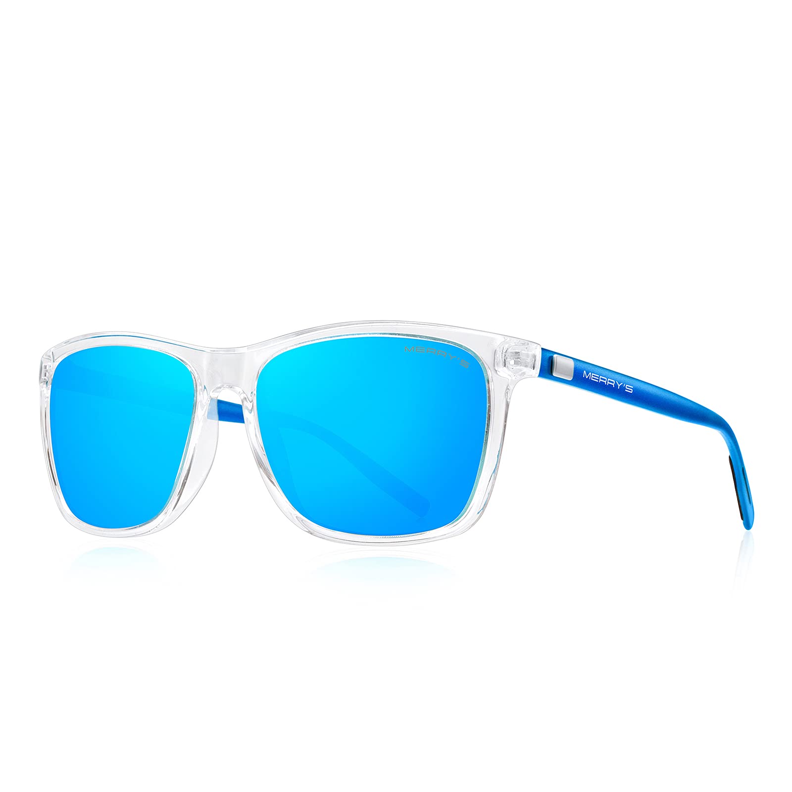 MERRY'S Unisex Polarized Aluminum Sunglasses S8286 - Vintage UV Protection Shades for Men & Women - Perfect for Driving, Beach, and Outdoor Activities