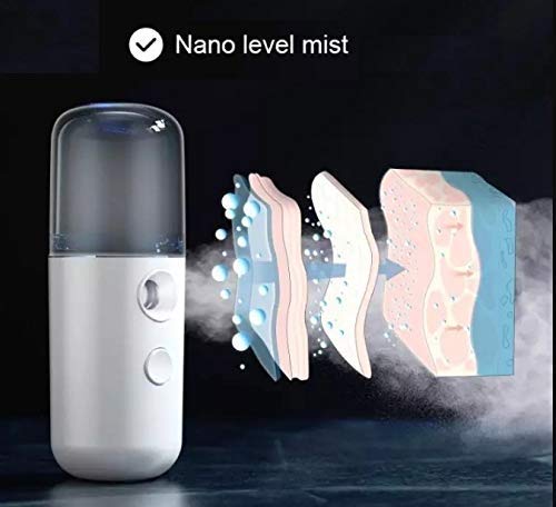 Ronest Portable Nano Mist Spray - Mini Sanitizer & Fog Machine for Cars, Phones, Money Disinfection | Travel, Office & Home Use