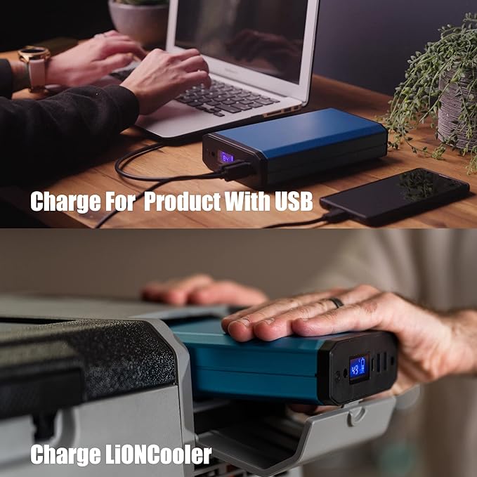 Acopower 30/32 Quarts Portable Battery Fridge with Solar Panel - Perfect for Camping, Road Trips & Outdoor Adventures