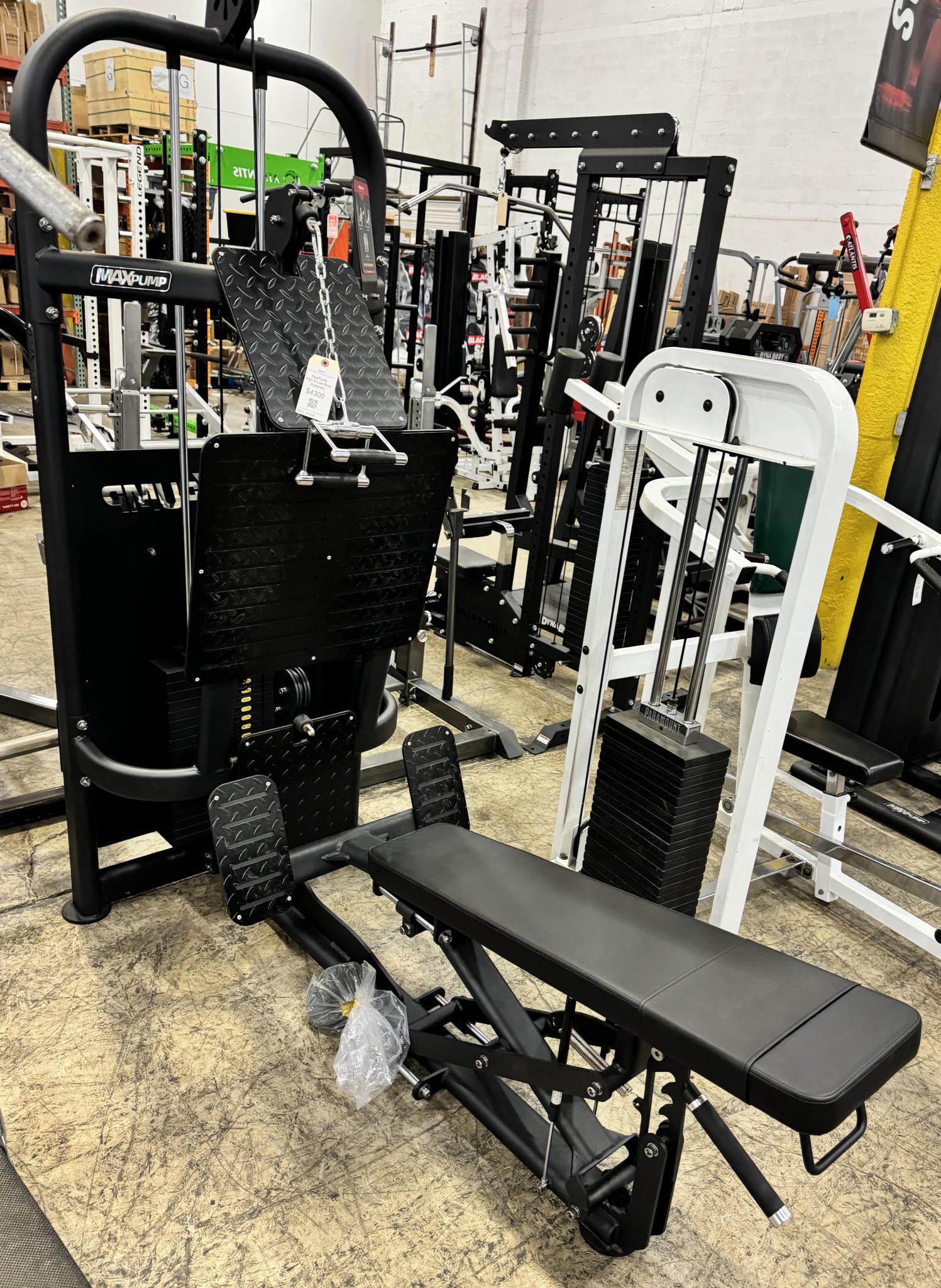 MaxPump A7008 Dual Function High Row & Low Row Superset Machine for Home Gym Strength Training - Perfect for Full Back Workouts and Muscle Building