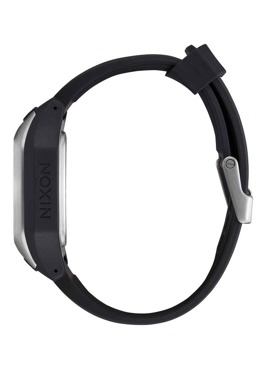 NIXON High Tide A1308 Digital Watch for Men & Women - 44mm Customizable Face, 23mm PU Band - Waterproof Surfing, Diving & Fishing Watch - Perfect for Outdoor Sports, Beach Activities & Water Adventures