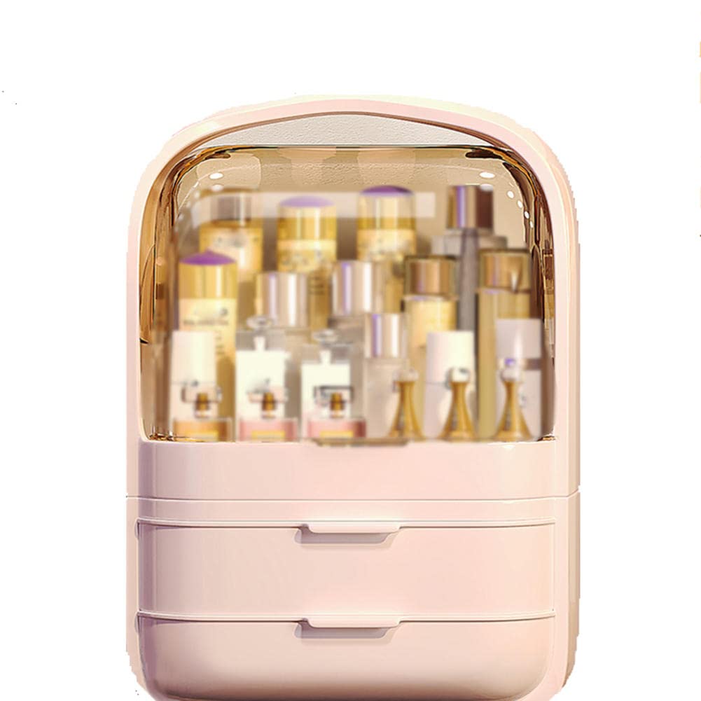 SAXTZDS Transparent Makeup Organizer Box - Jewelry & Cosmetic Storage Drawer for Home | Perfect for Vanity, Bathroom & Travel Organization