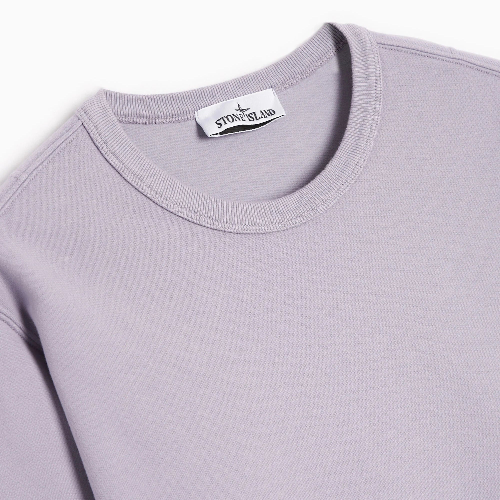 Stone Island Garment Dyed Sweatshirt for Men | Premium Cotton Hoodie with Iconic Badge | Perfect for Casual Wear & Street Style Outfits