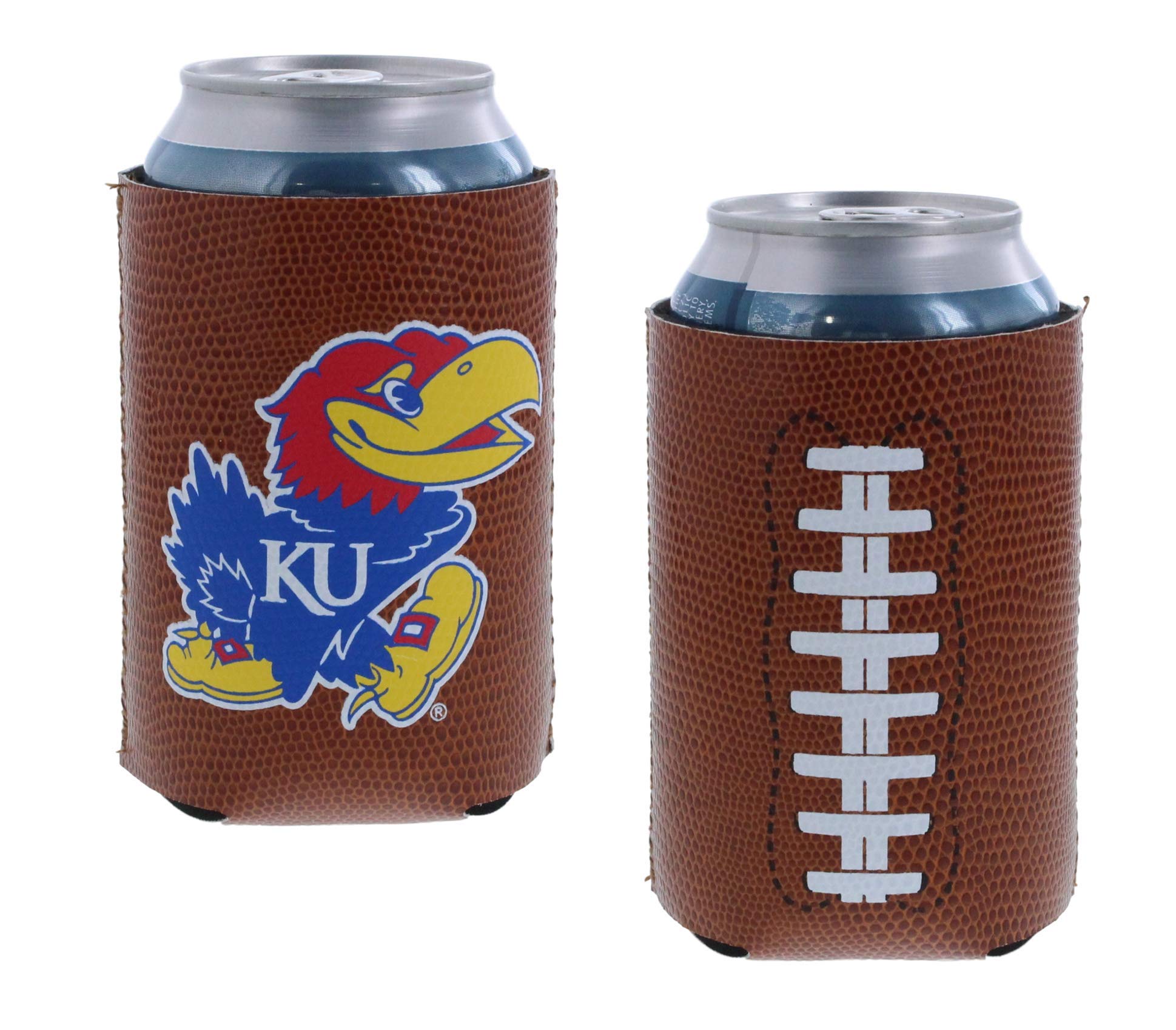 College Football Team Logo Insulated Can Cooler Sleeve - 2 Pack | Keep Drinks Cold | Perfect for Tailgates, BBQs & Game Day Parties