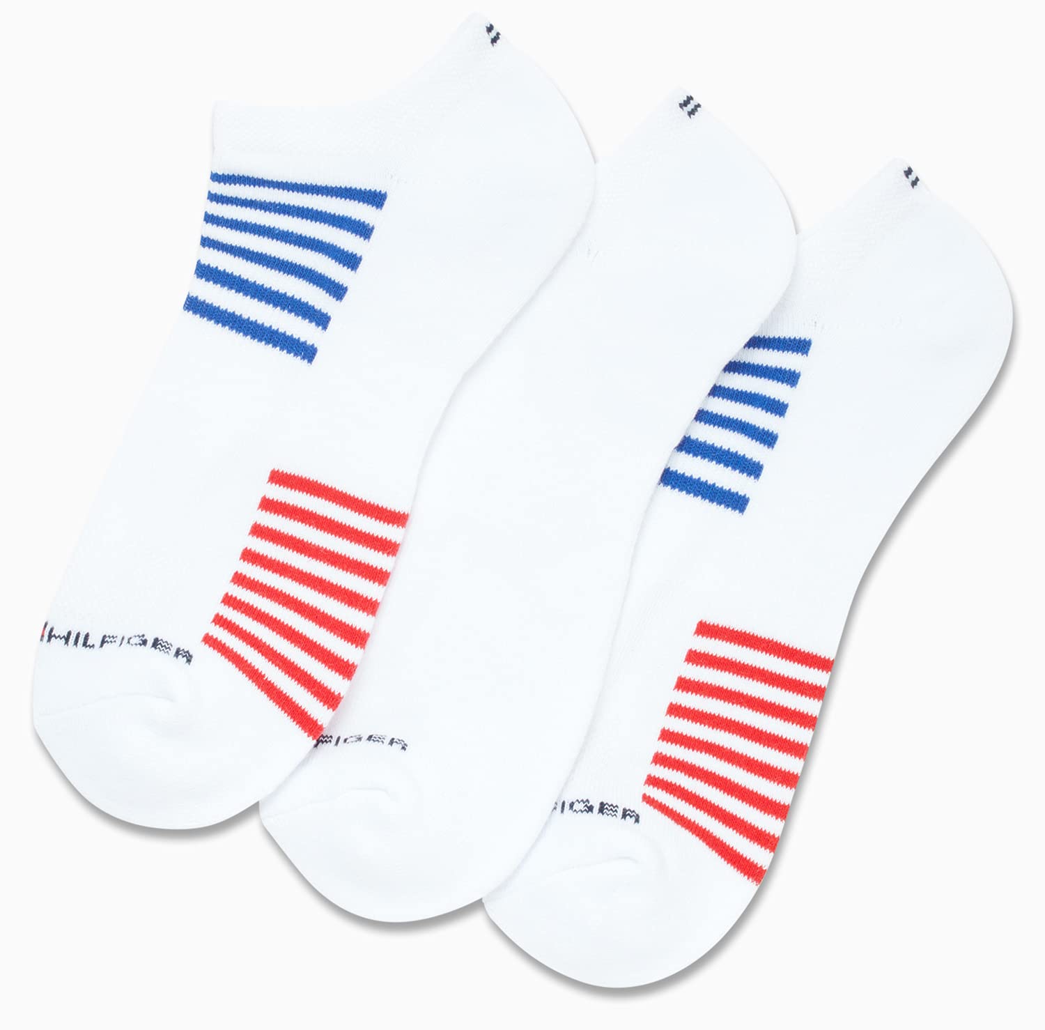 Tommy Hilfiger Men's Low Cut No Show Socks 3-Pack - Lightweight Cushioned Athletic Socks for Casual & Sports (Size 7-12) | Perfect for Running, Gym & Everyday Wear