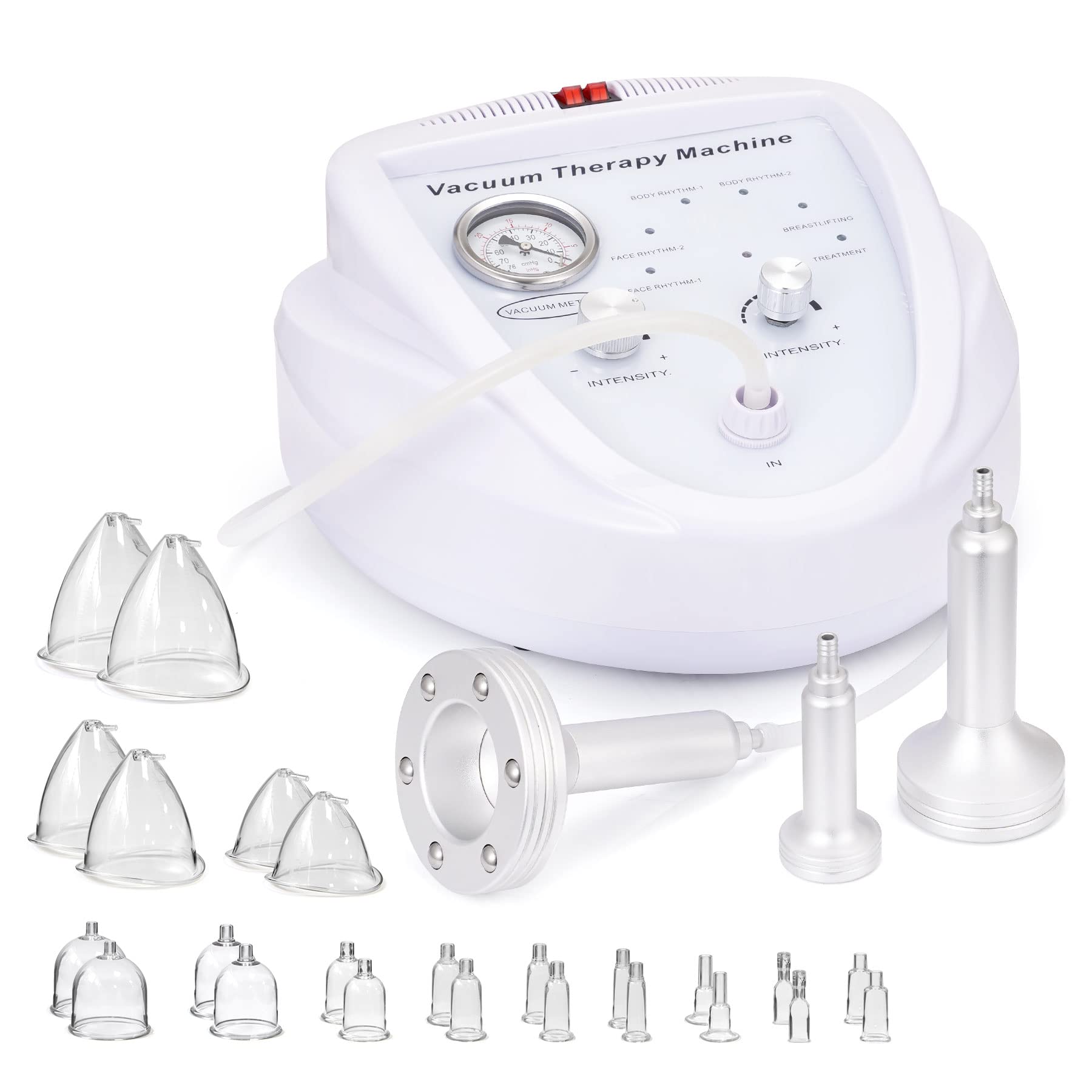 **Professional Vacuum Therapy Machine - 24 Cups & 3 Pumps for Deep Tissue Massage, Body Sculpting & Pain Relief - Perfect for Home Spa, Post-Workout Recovery & Relaxation**